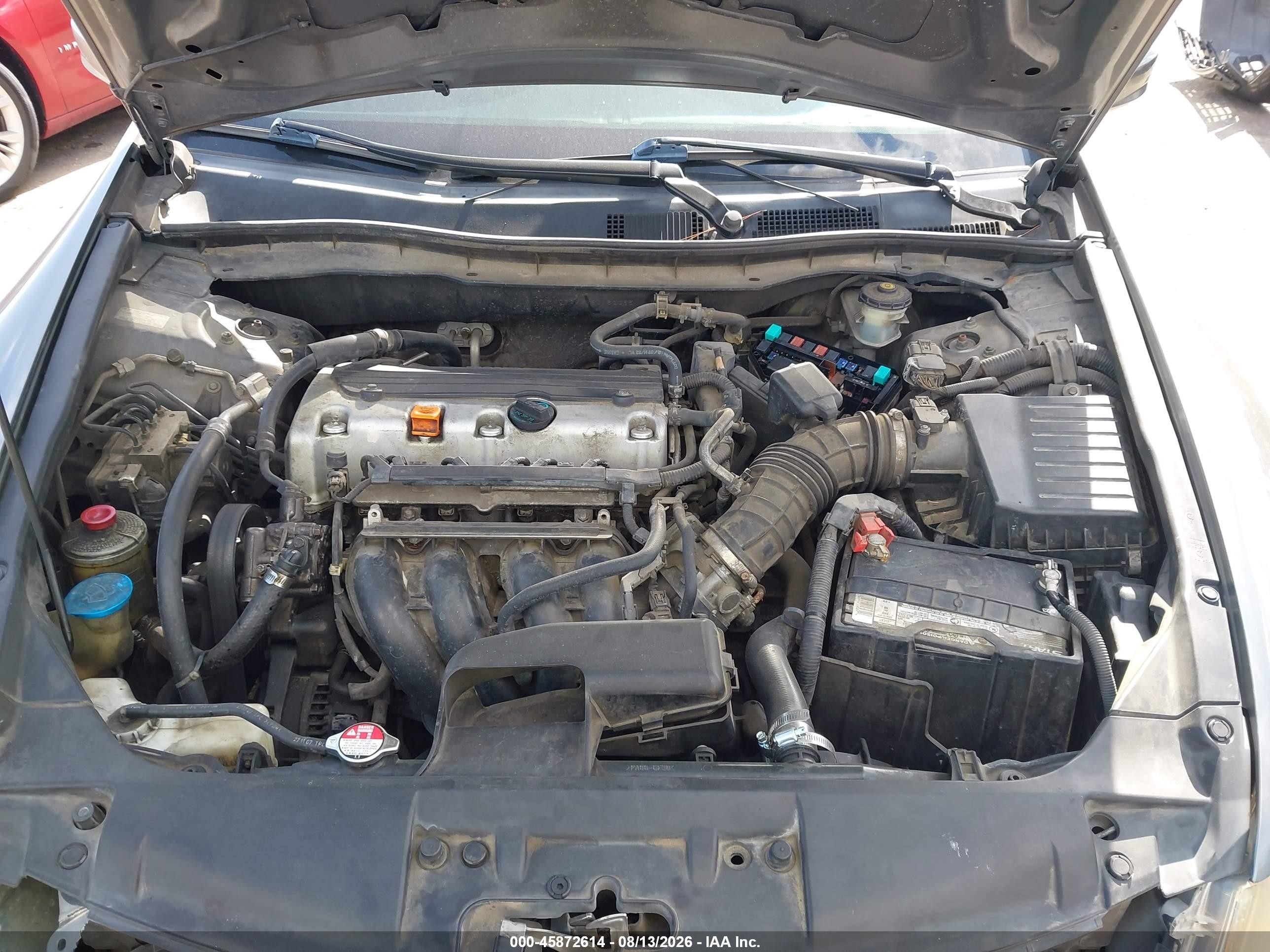 2008 Honda Accord 2.4 Lx Gray vin: JHMCP26338C052365