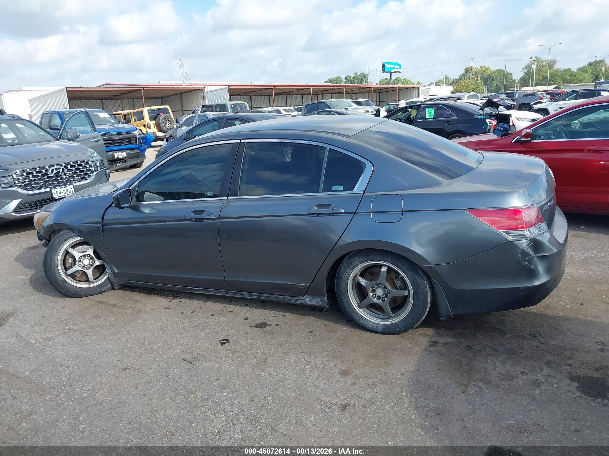 2008 Honda Accord 2.4 Lx Gray vin: JHMCP26338C052365
