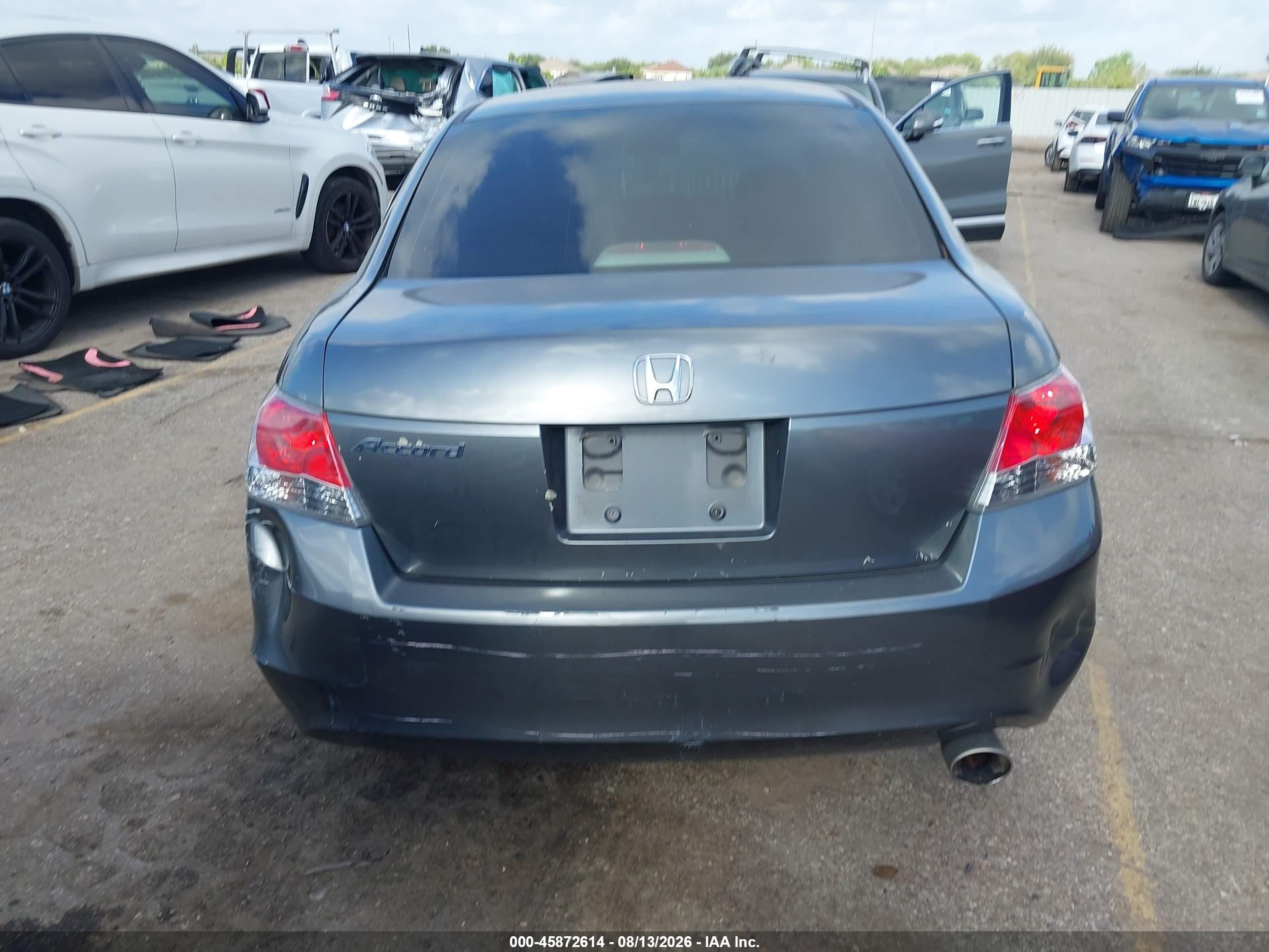 2008 Honda Accord 2.4 Lx Gray vin: JHMCP26338C052365