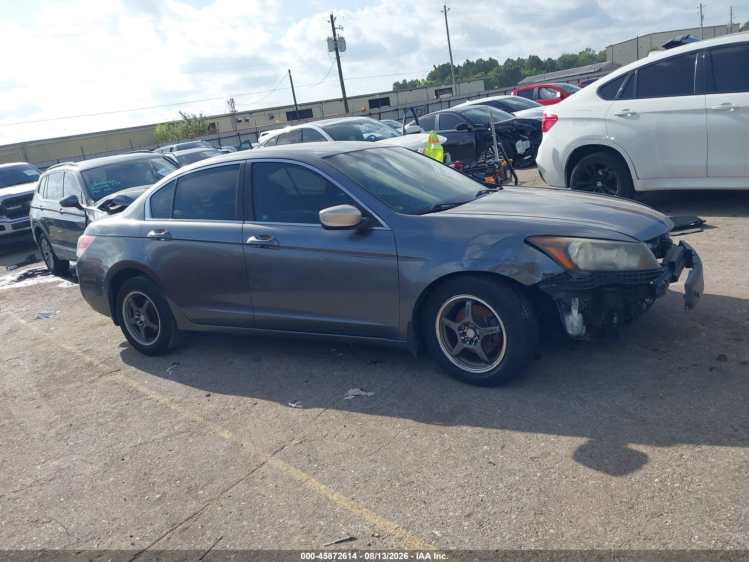 2008 Honda Accord 2.4 Lx Gray vin: JHMCP26338C052365