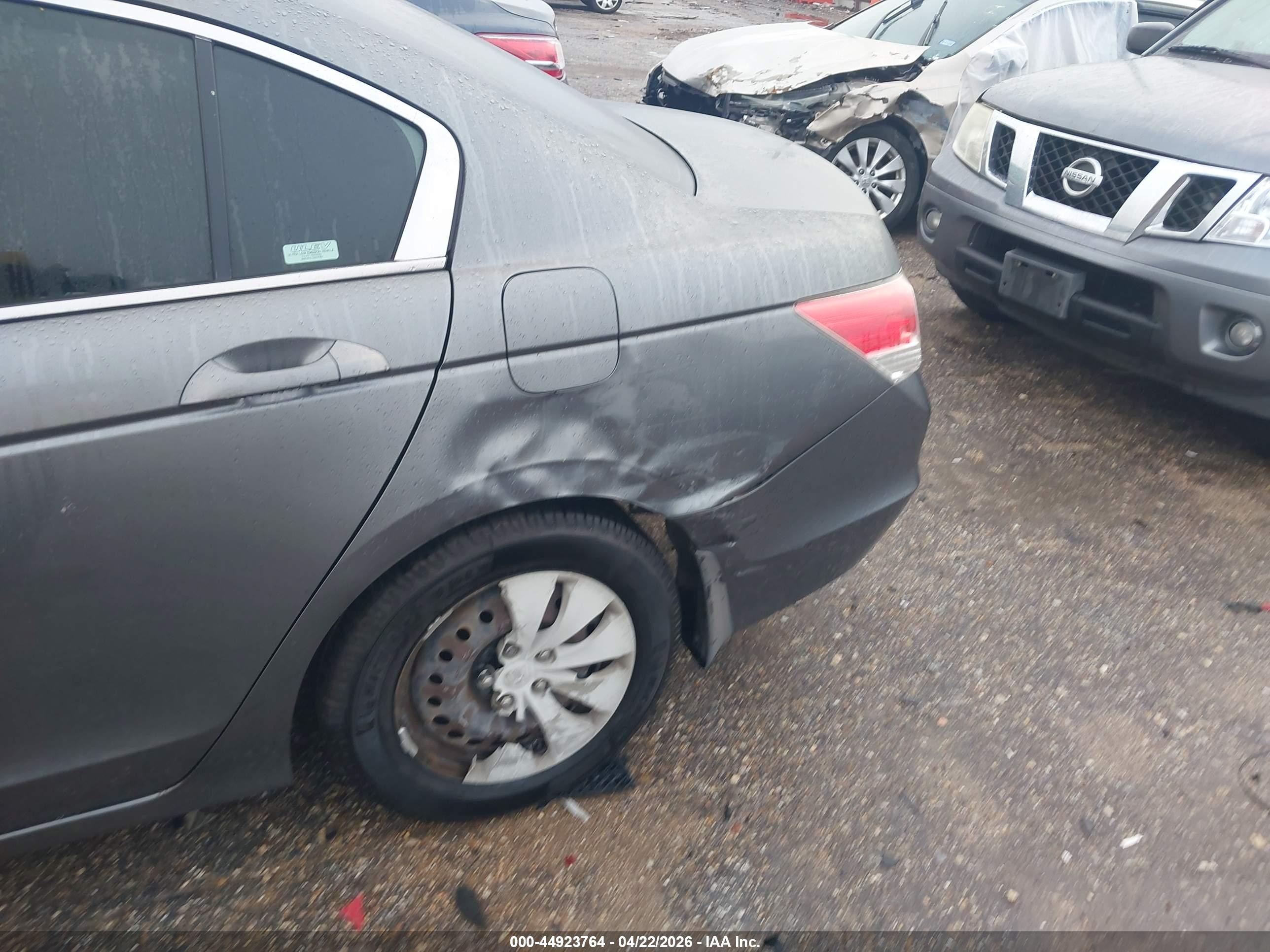 2008 Honda Accord 2.4 Lx Gray vin: JHMCP26338C063415