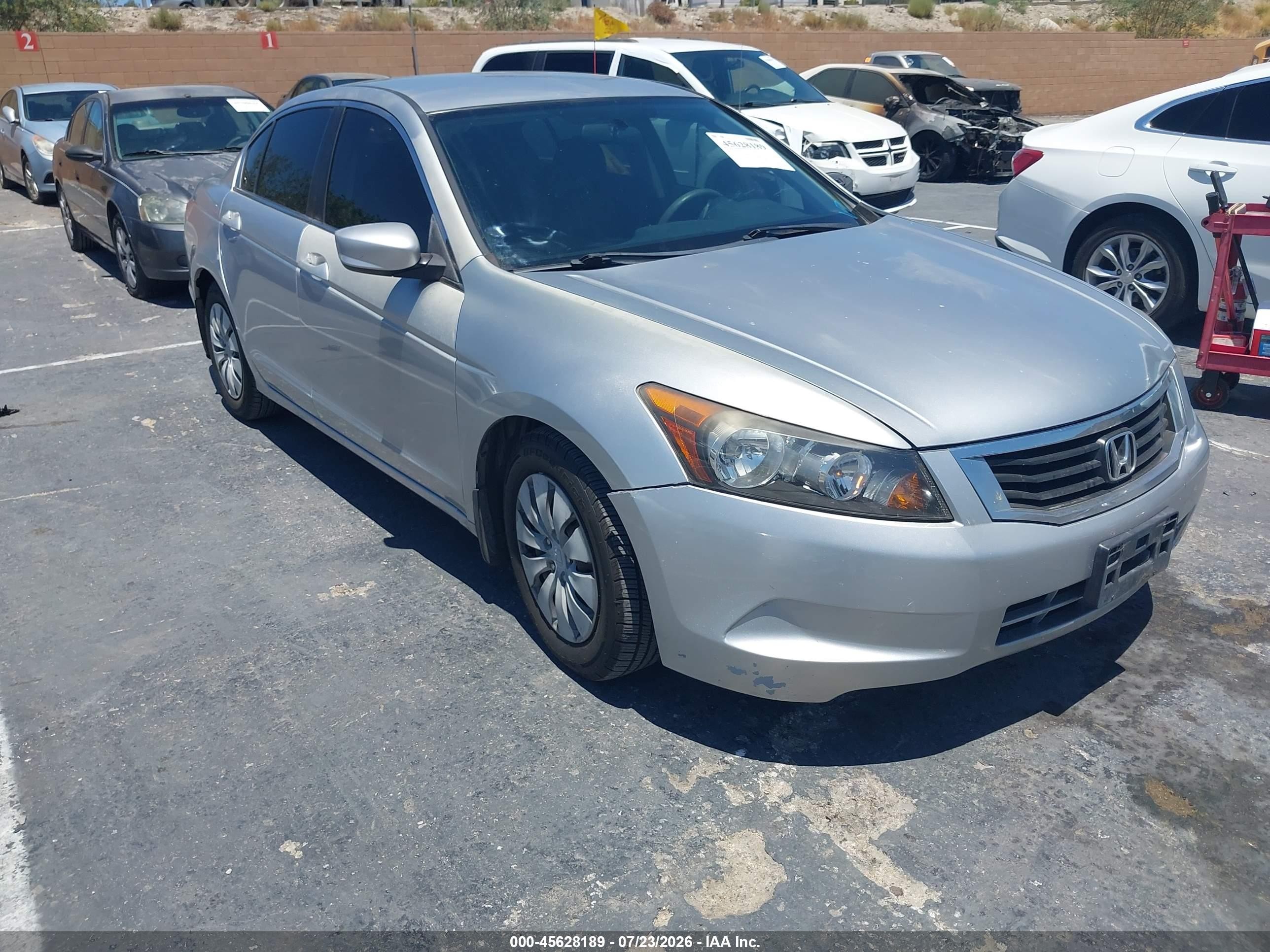 2009 Honda Accord 2.4 Lx Silver vin: JHMCP26339C005497