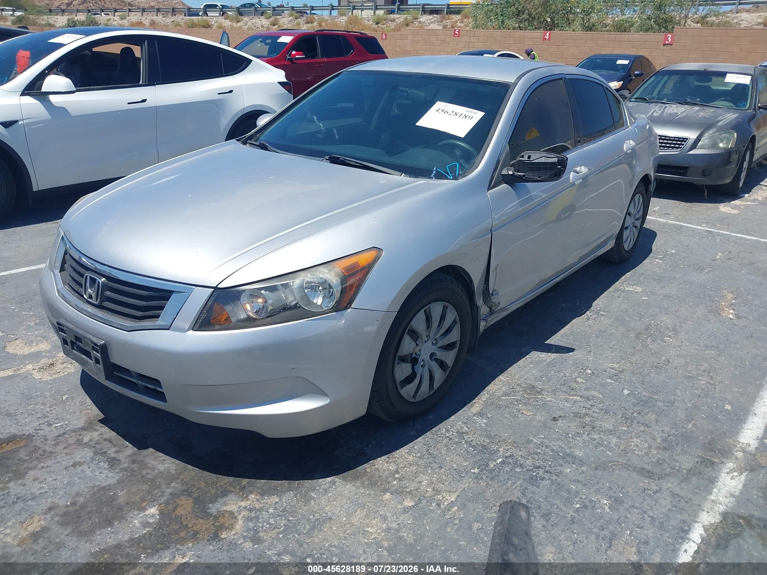 2009 Honda Accord 2.4 Lx Silver vin: JHMCP26339C005497
