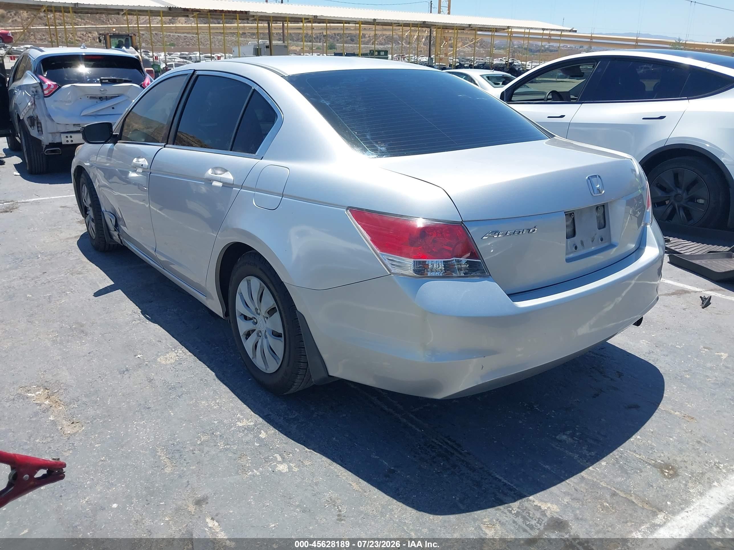2009 Honda Accord 2.4 Lx Silver vin: JHMCP26339C005497
