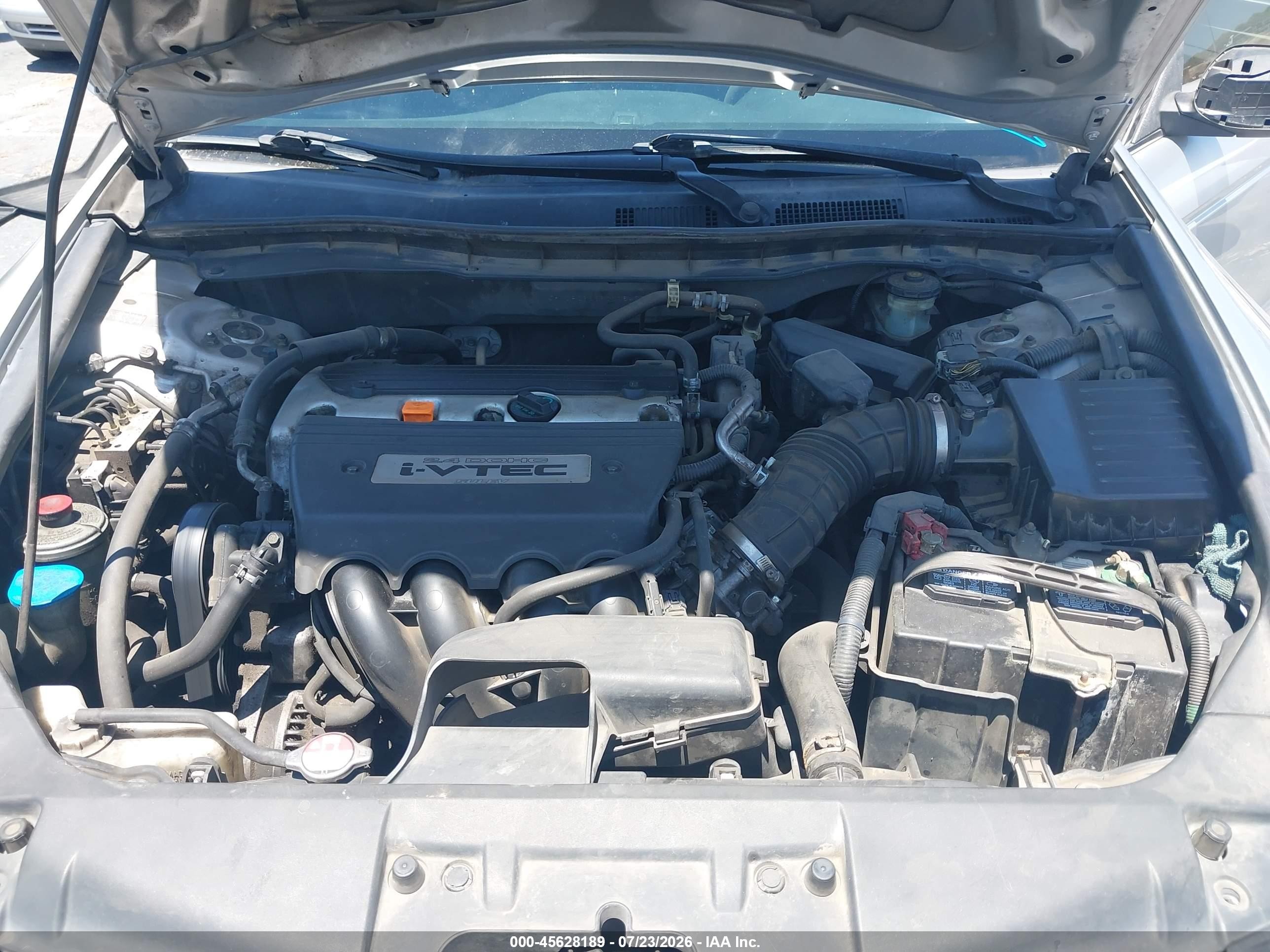 2009 Honda Accord 2.4 Lx Silver vin: JHMCP26339C005497