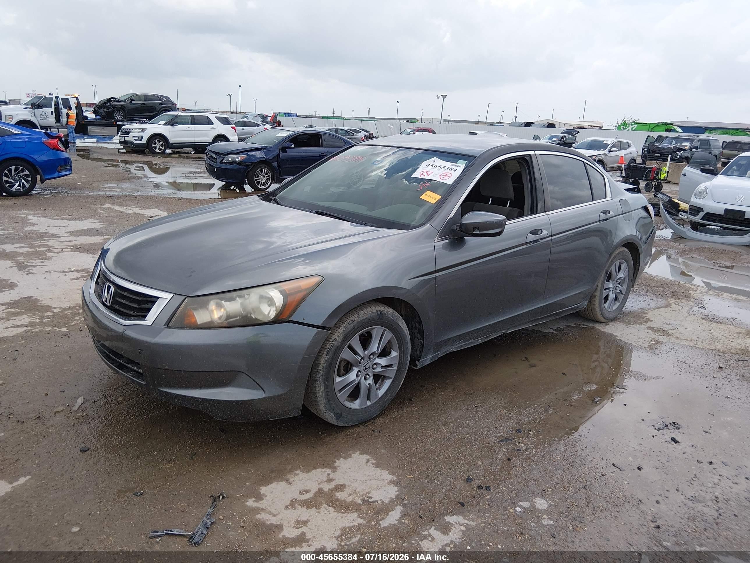 2009 Honda Accord 2.4 Lx Gray vin: JHMCP26339C006424