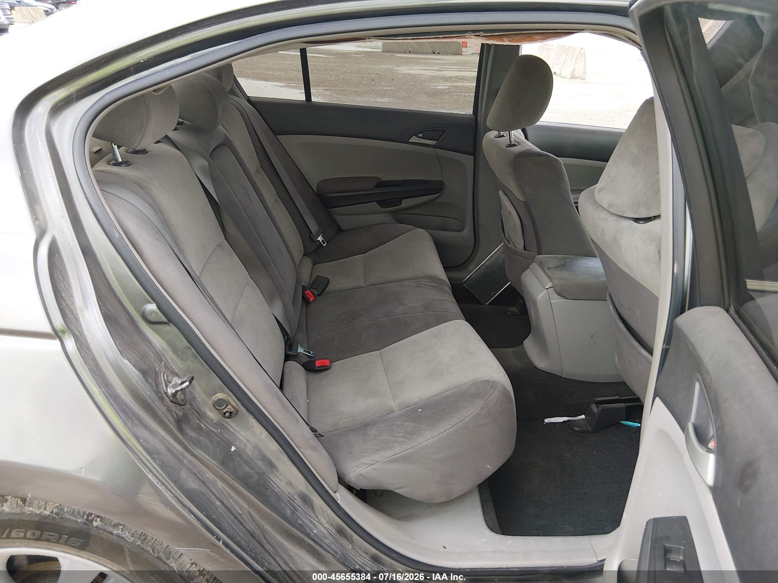 2009 Honda Accord 2.4 Lx Gray vin: JHMCP26339C006424