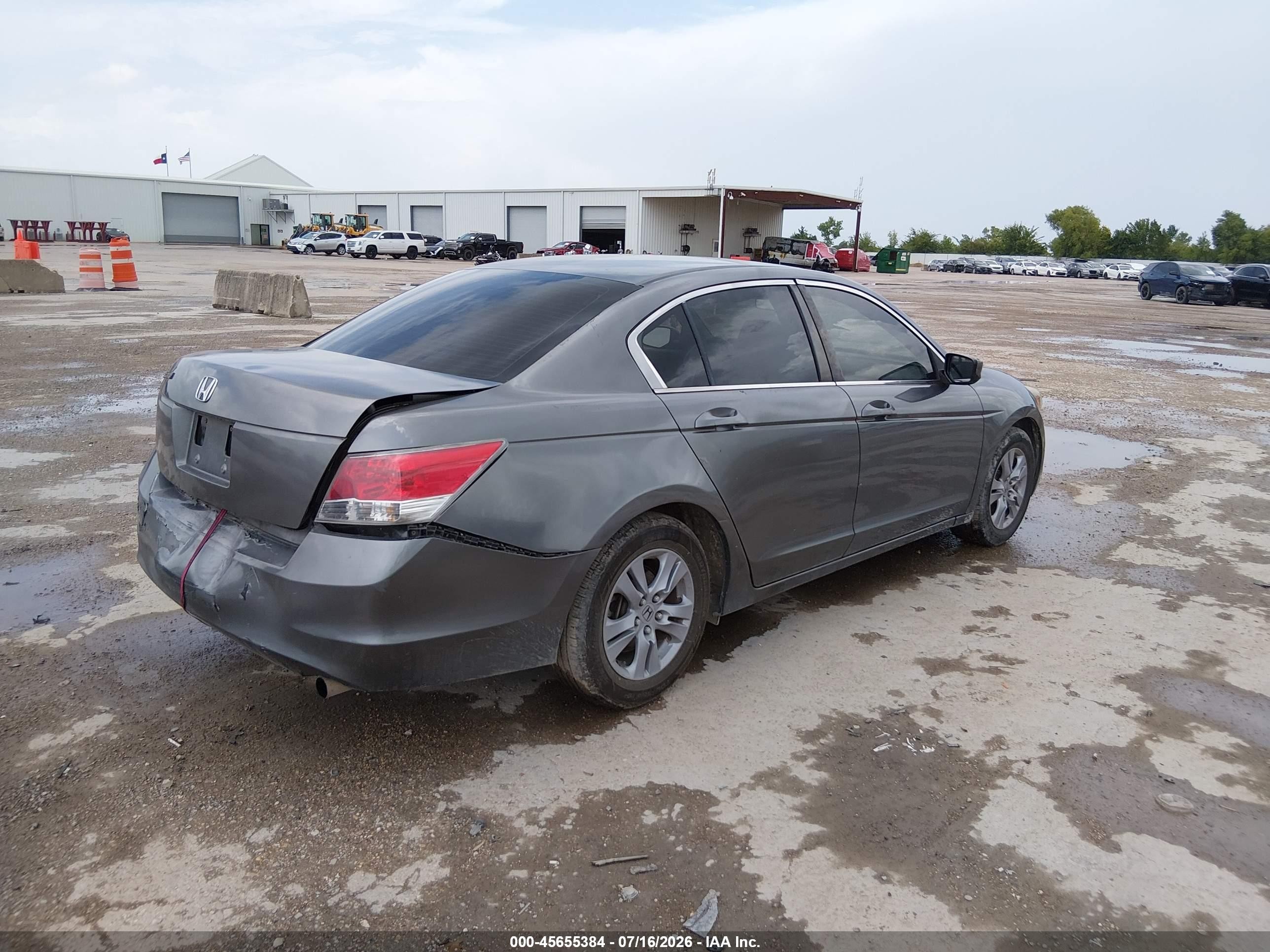 2009 Honda Accord 2.4 Lx Gray vin: JHMCP26339C006424
