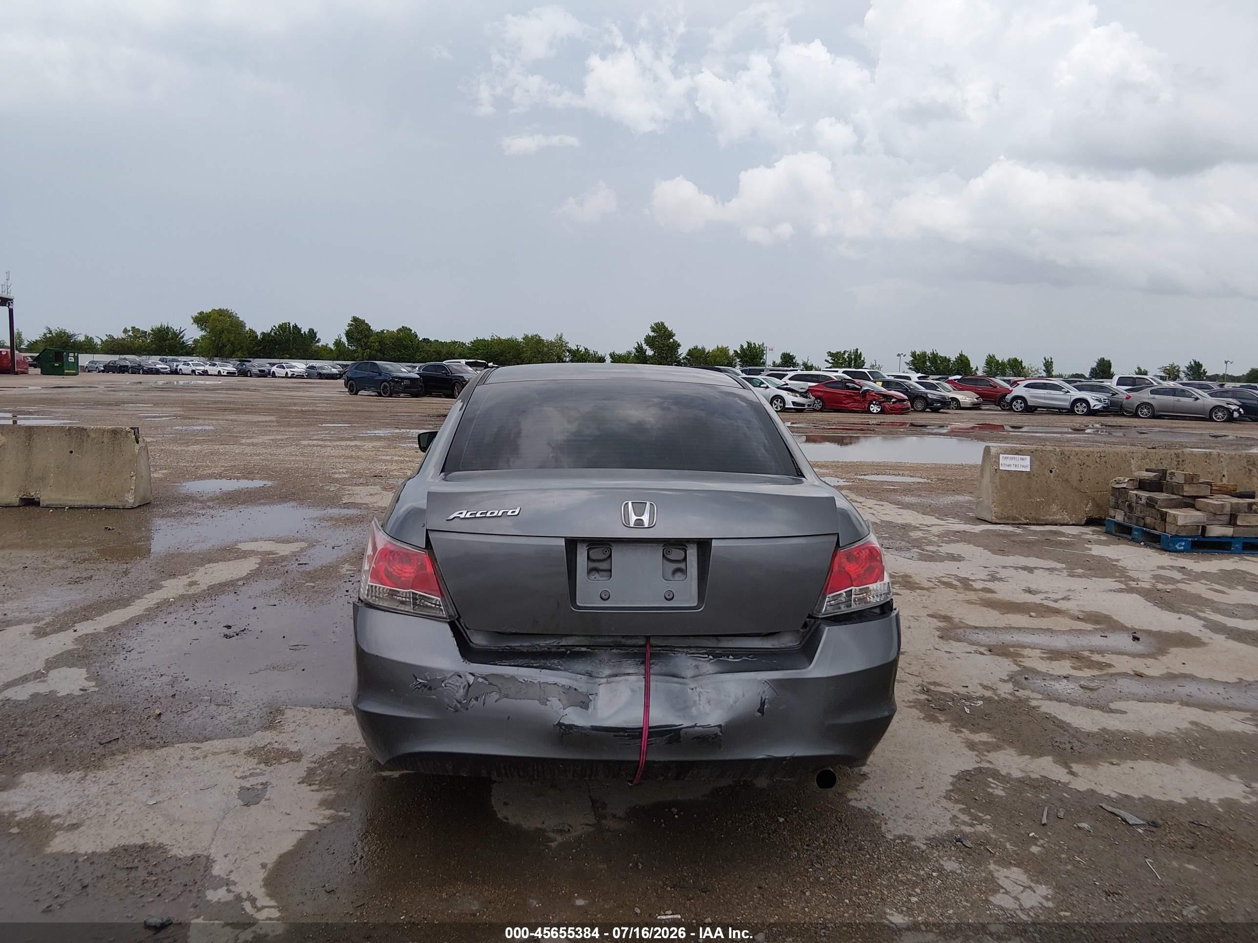 2009 Honda Accord 2.4 Lx Gray vin: JHMCP26339C006424