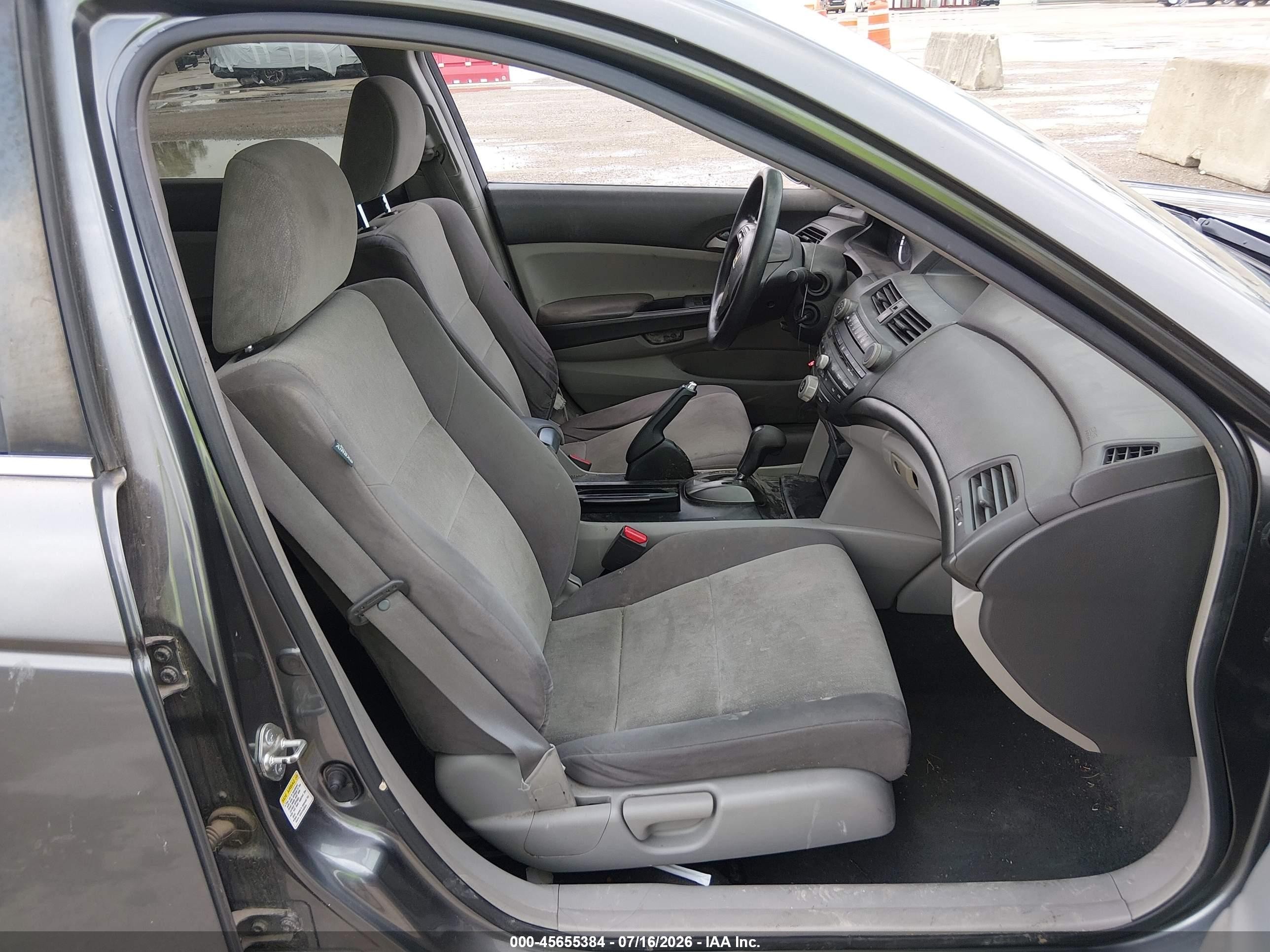 2009 Honda Accord 2.4 Lx Gray vin: JHMCP26339C006424