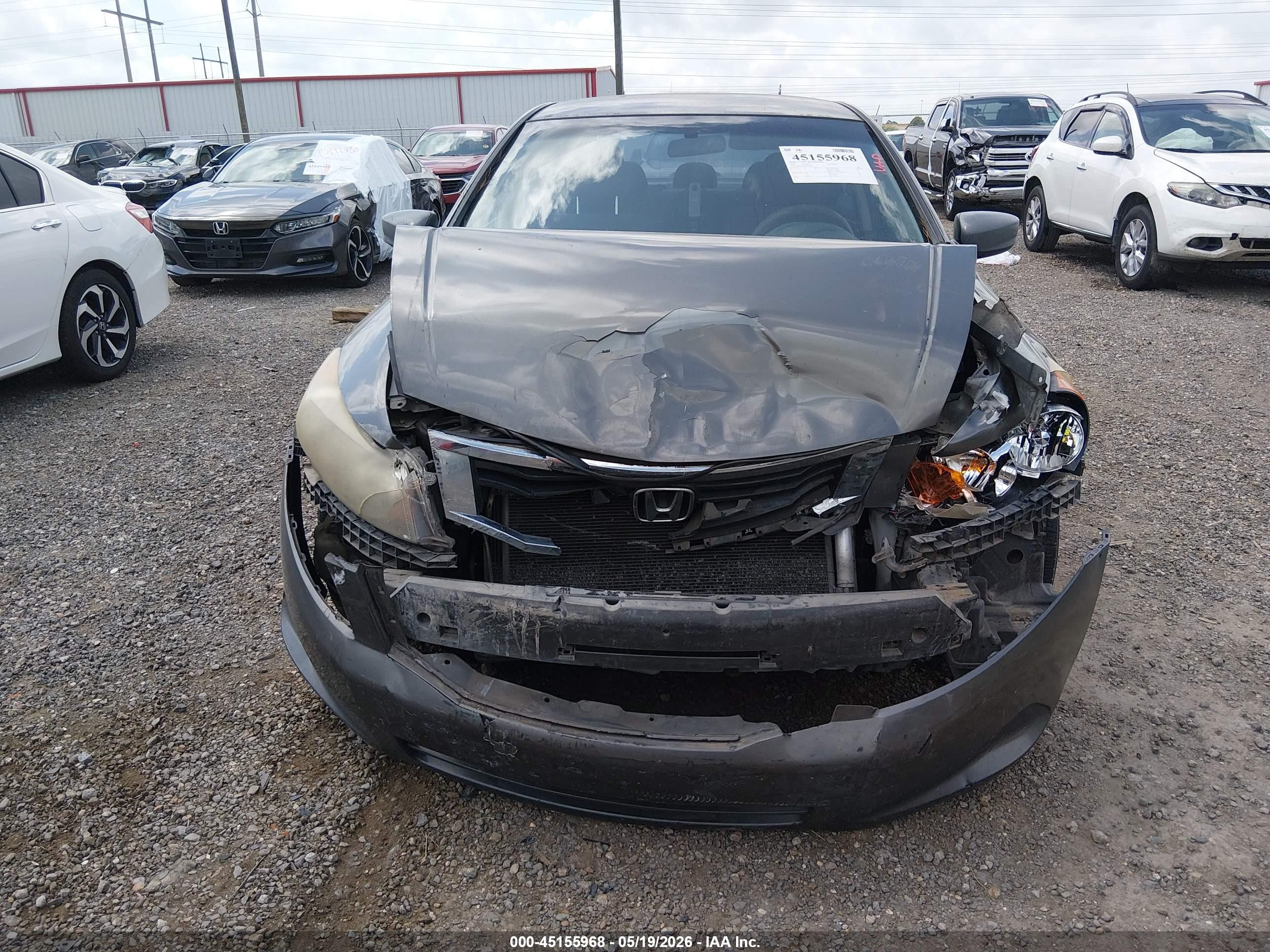 2009 Honda Accord 2.4 Lx Gray vin: JHMCP26339C016001