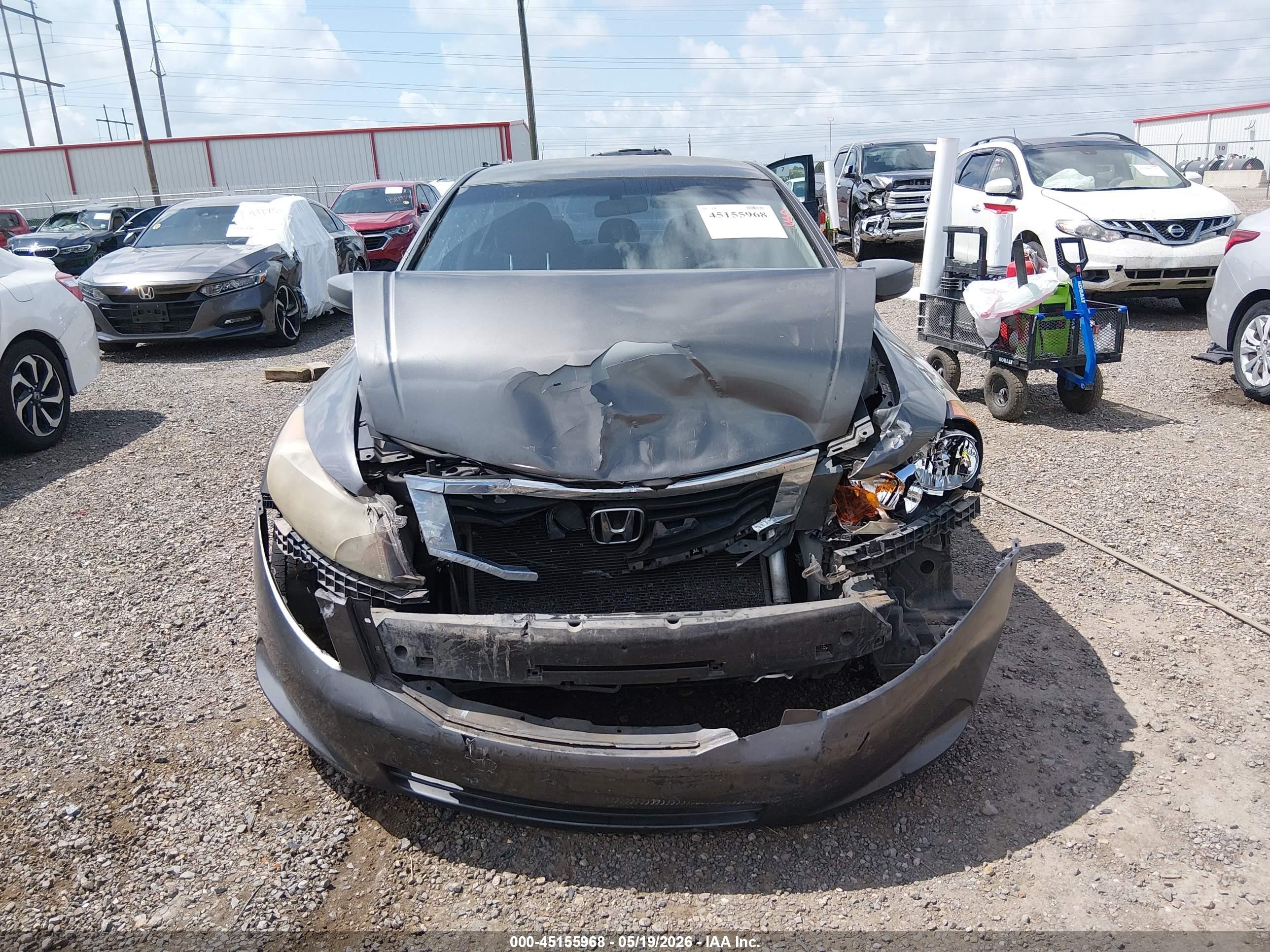 2009 Honda Accord 2.4 Lx Gray vin: JHMCP26339C016001