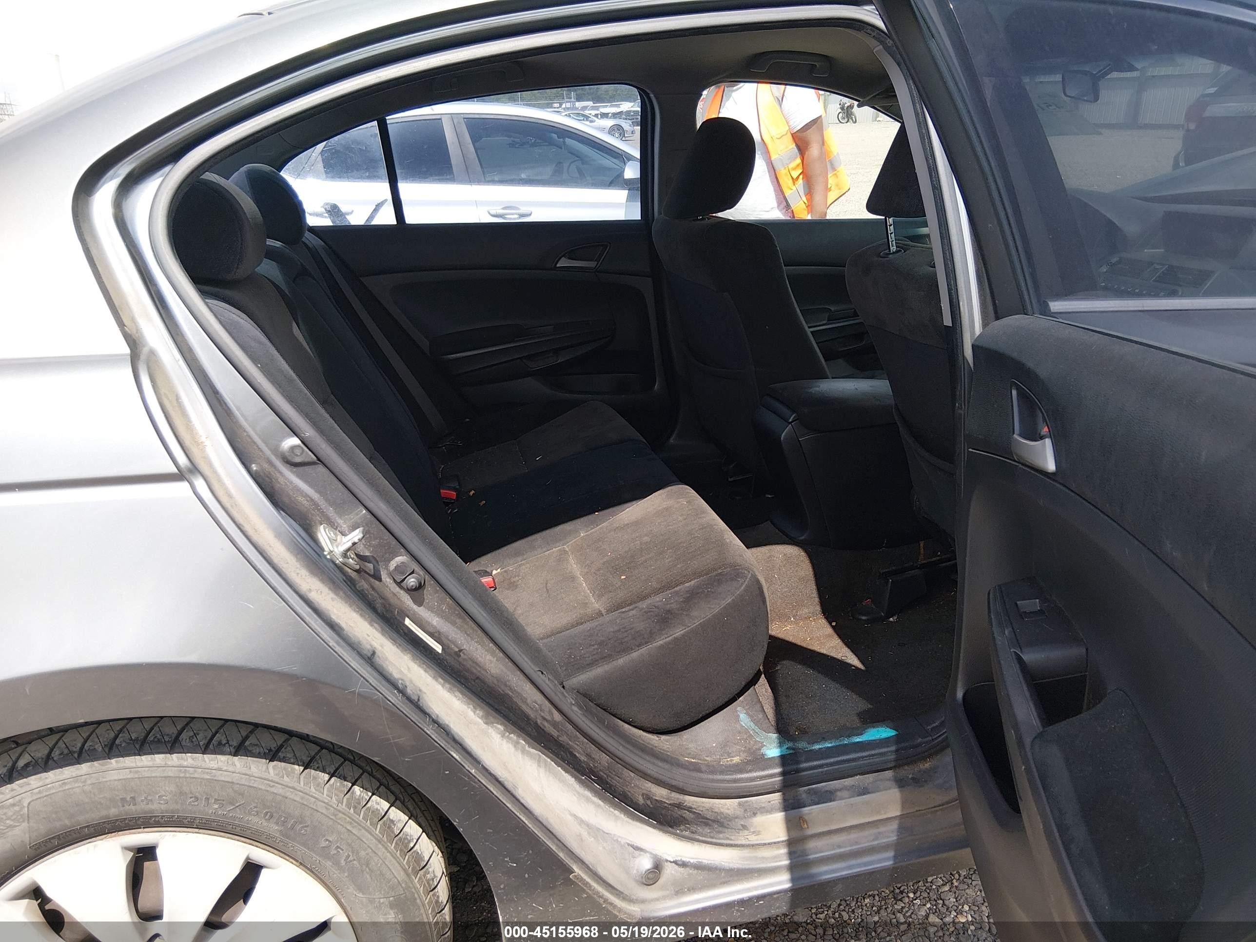 2009 Honda Accord 2.4 Lx Gray vin: JHMCP26339C016001