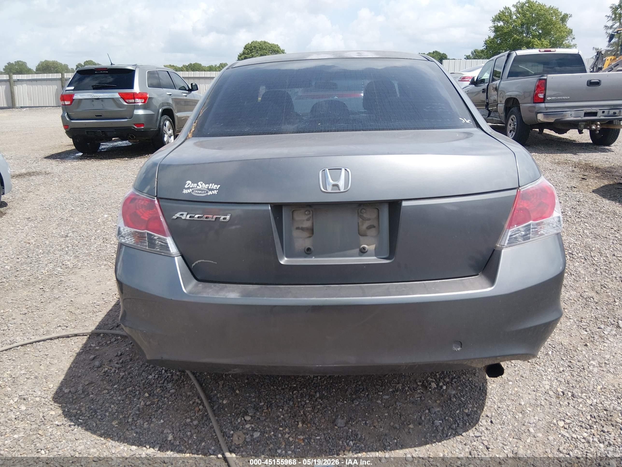 2009 Honda Accord 2.4 Lx Gray vin: JHMCP26339C016001
