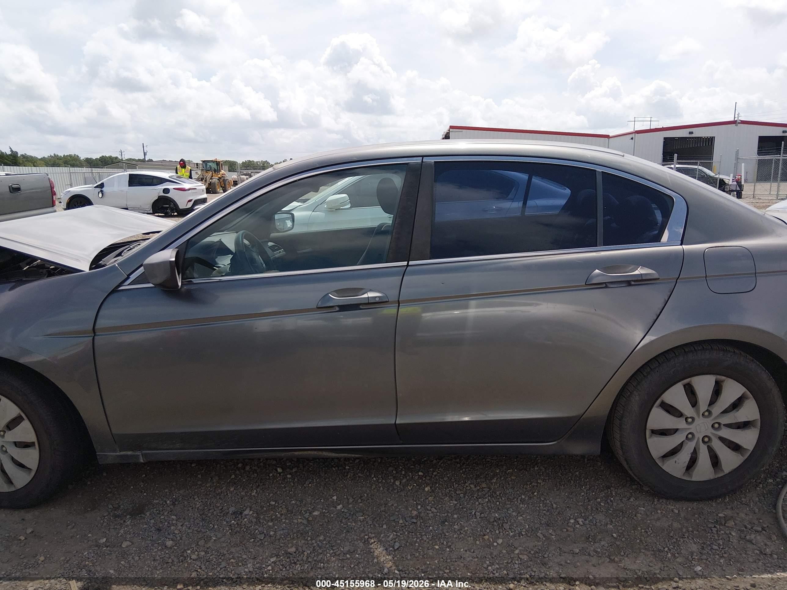 2009 Honda Accord 2.4 Lx Gray vin: JHMCP26339C016001