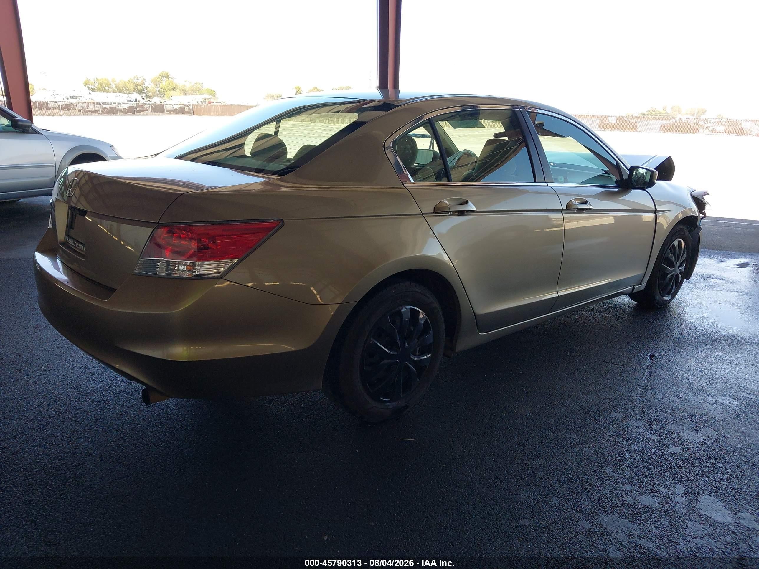2008 Honda Accord 2.4 Lx Beige vin: JHMCP26348C072561