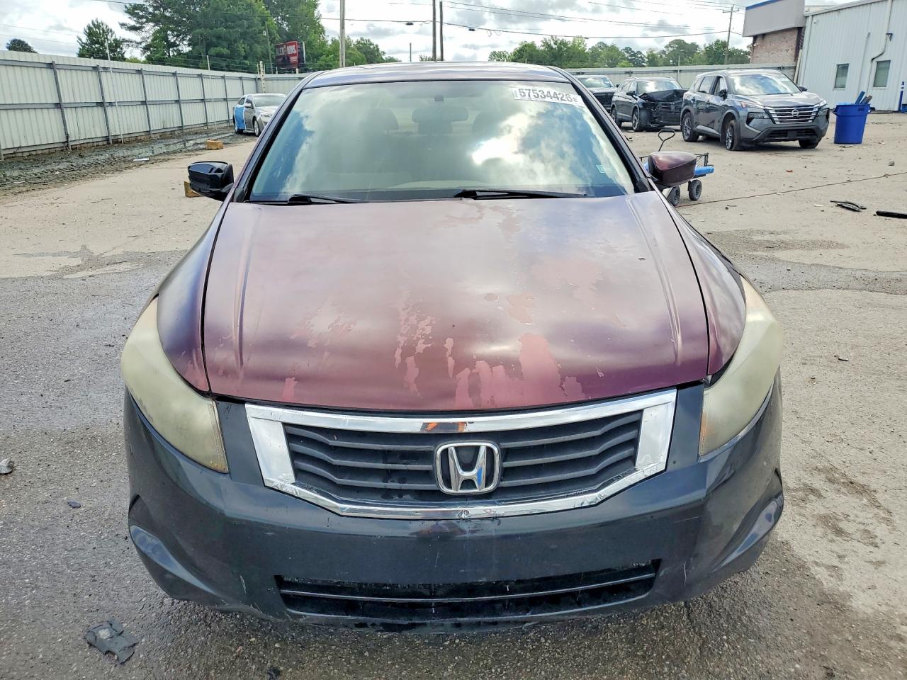 2008 Honda Accord Lx Бордовый vin: JHMCP26348C076593