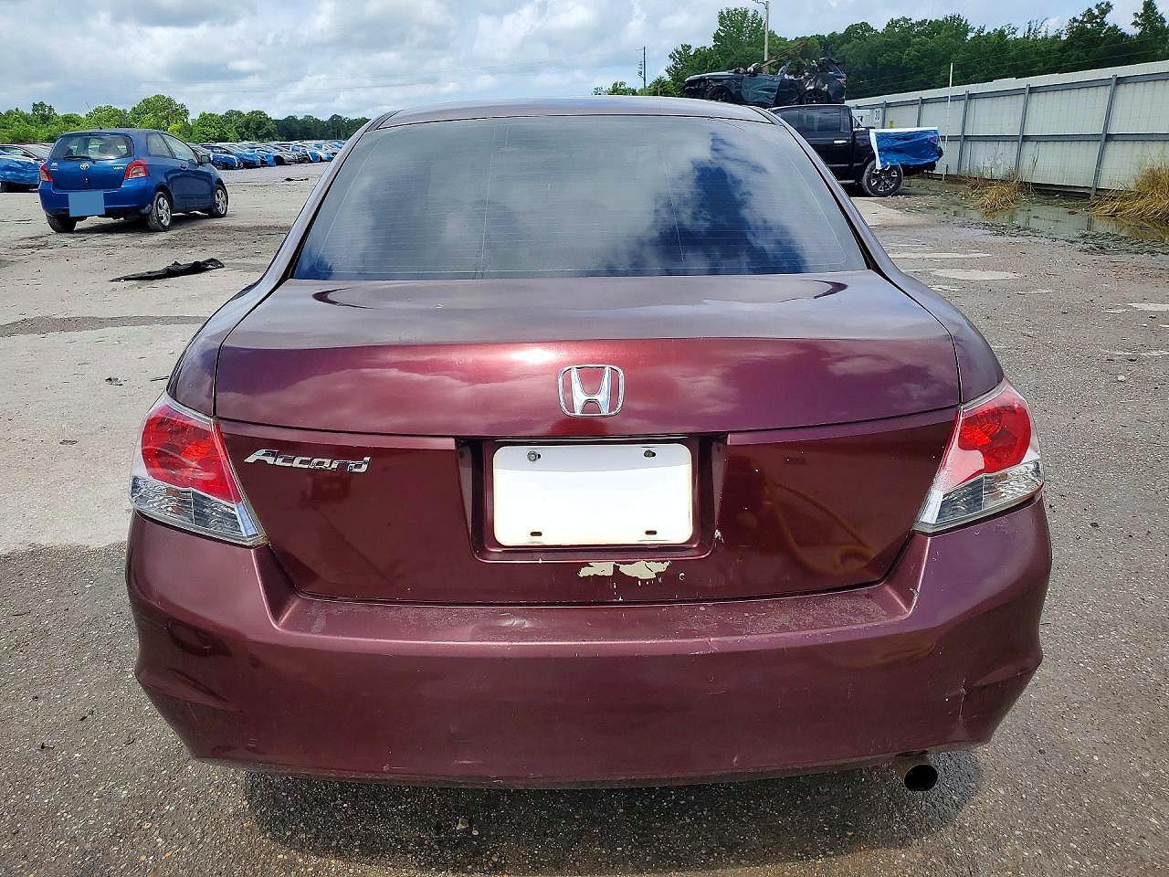 2008 Honda Accord Lx Бордовый vin: JHMCP26348C076593