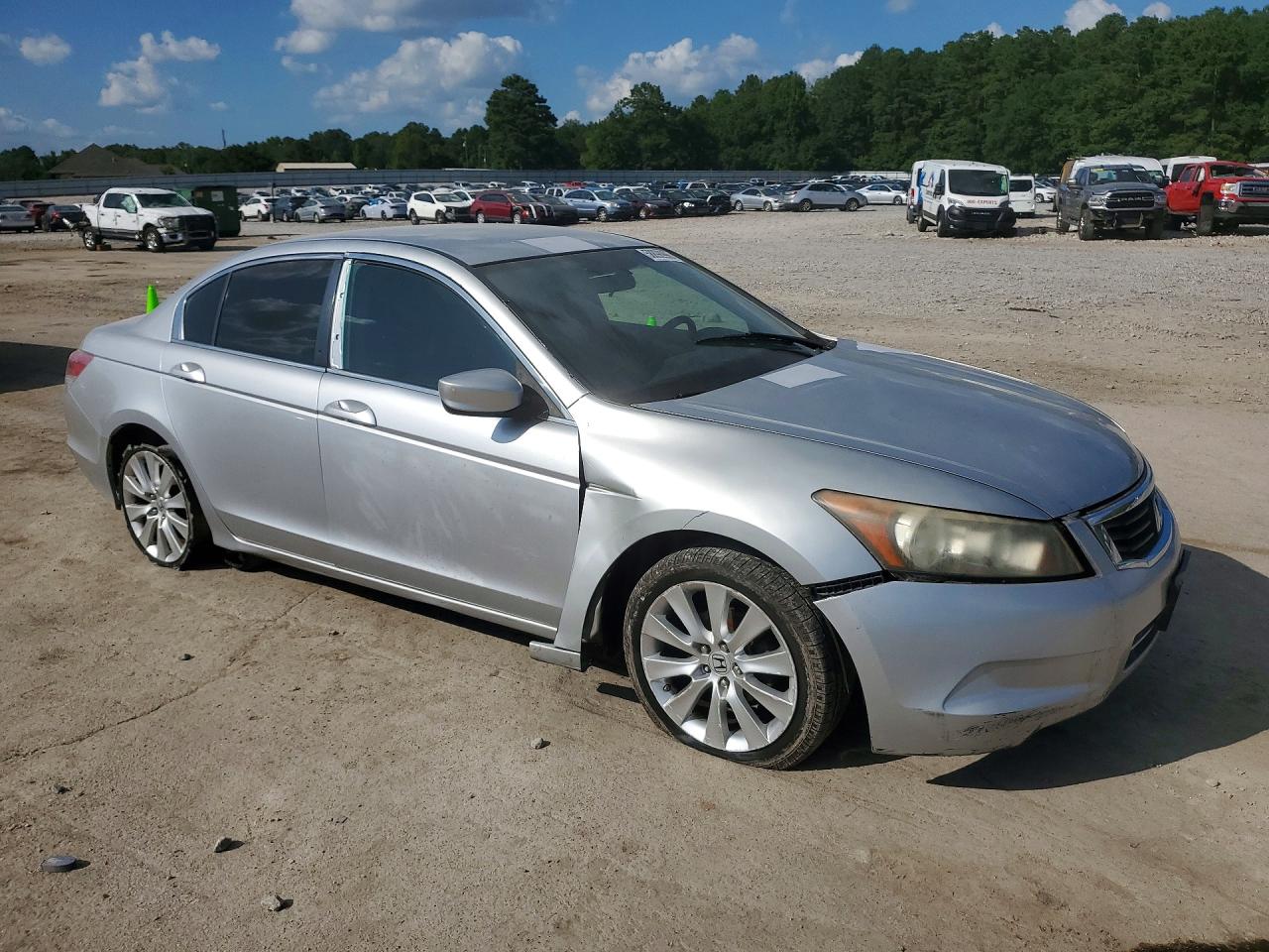 2009 Honda Accord Lx Silver vin: JHMCP26349C008604