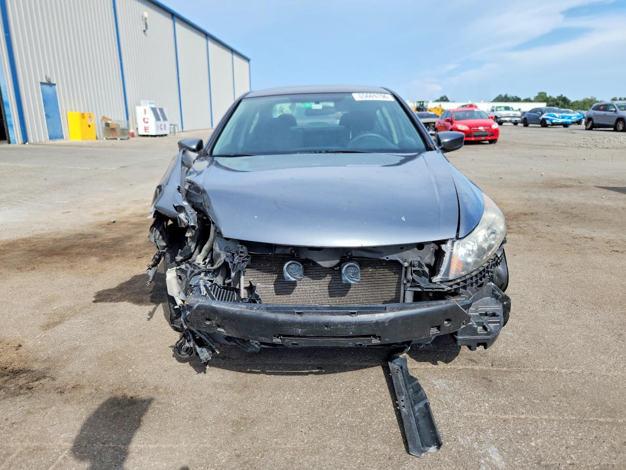 2009 Honda Accord Lx Gray vin: JHMCP26349C017626