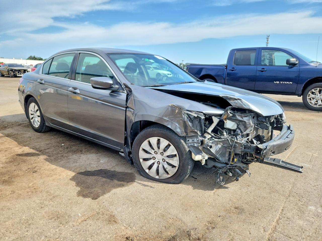 2009 Honda Accord Lx Gray vin: JHMCP26349C017626