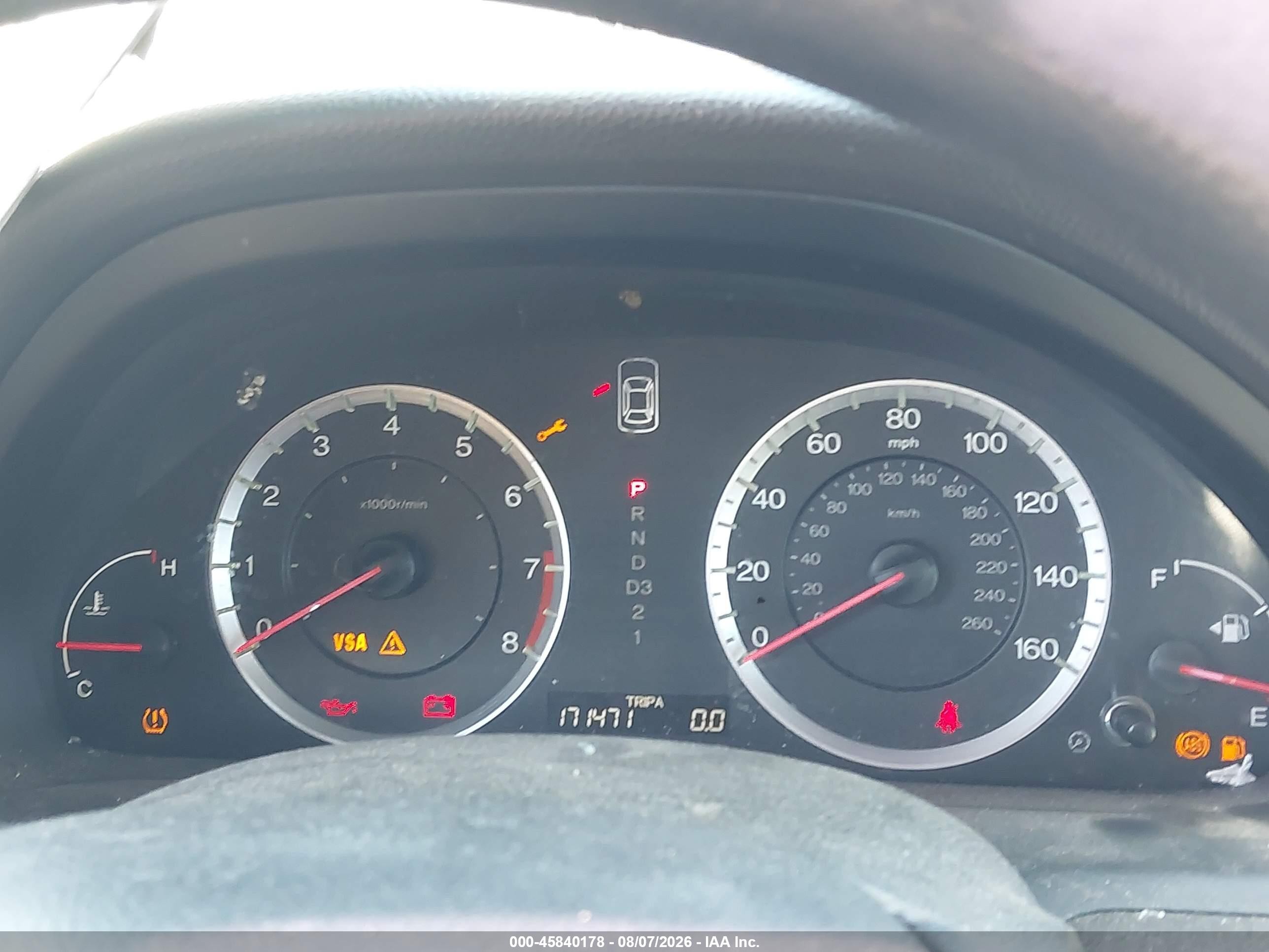 2008 Honda Accord 2.4 Lx Gray vin: JHMCP26358C014328