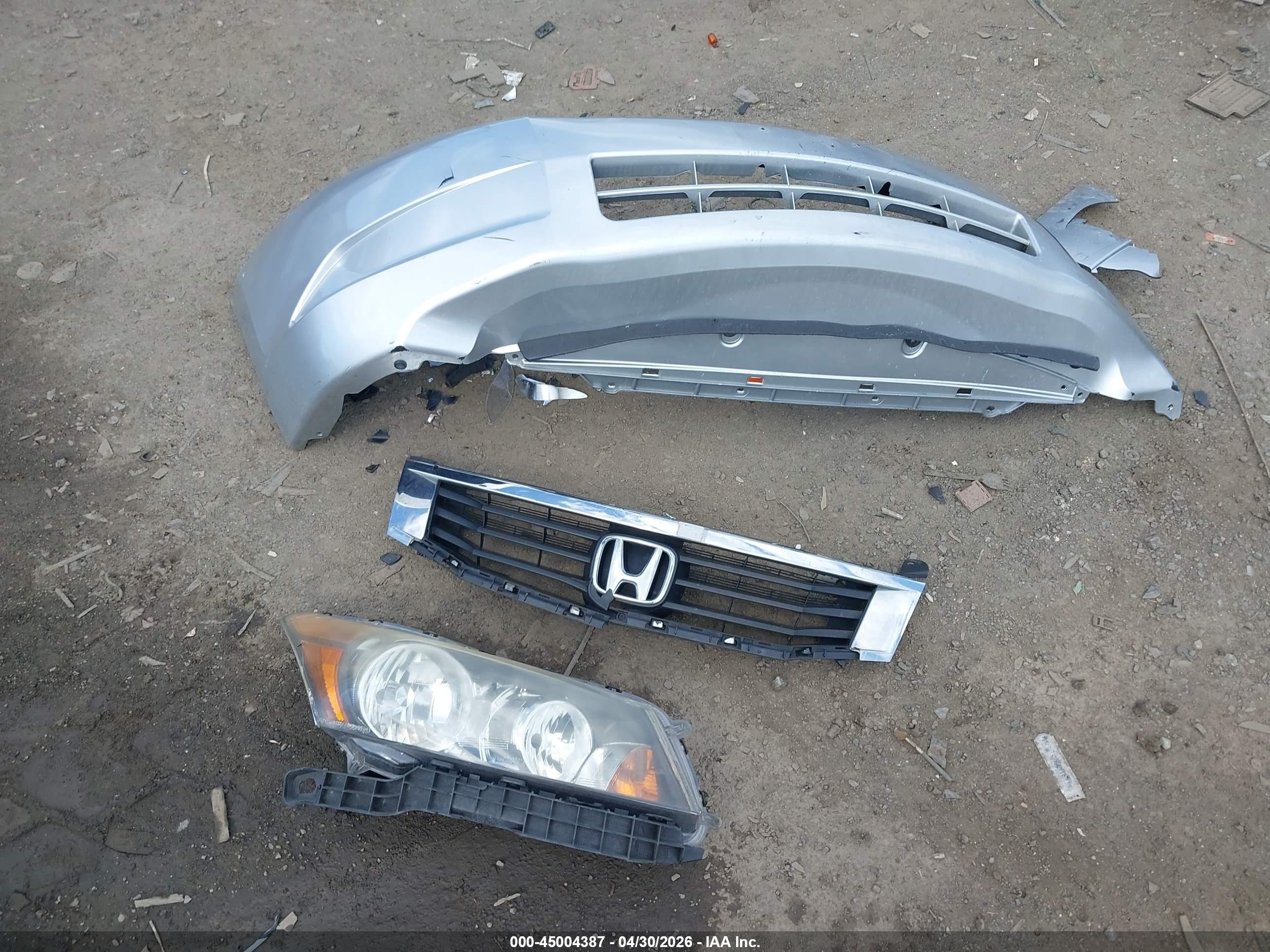 2008 Honda Accord 2.4 Lx Silver vin: JHMCP26358C025443