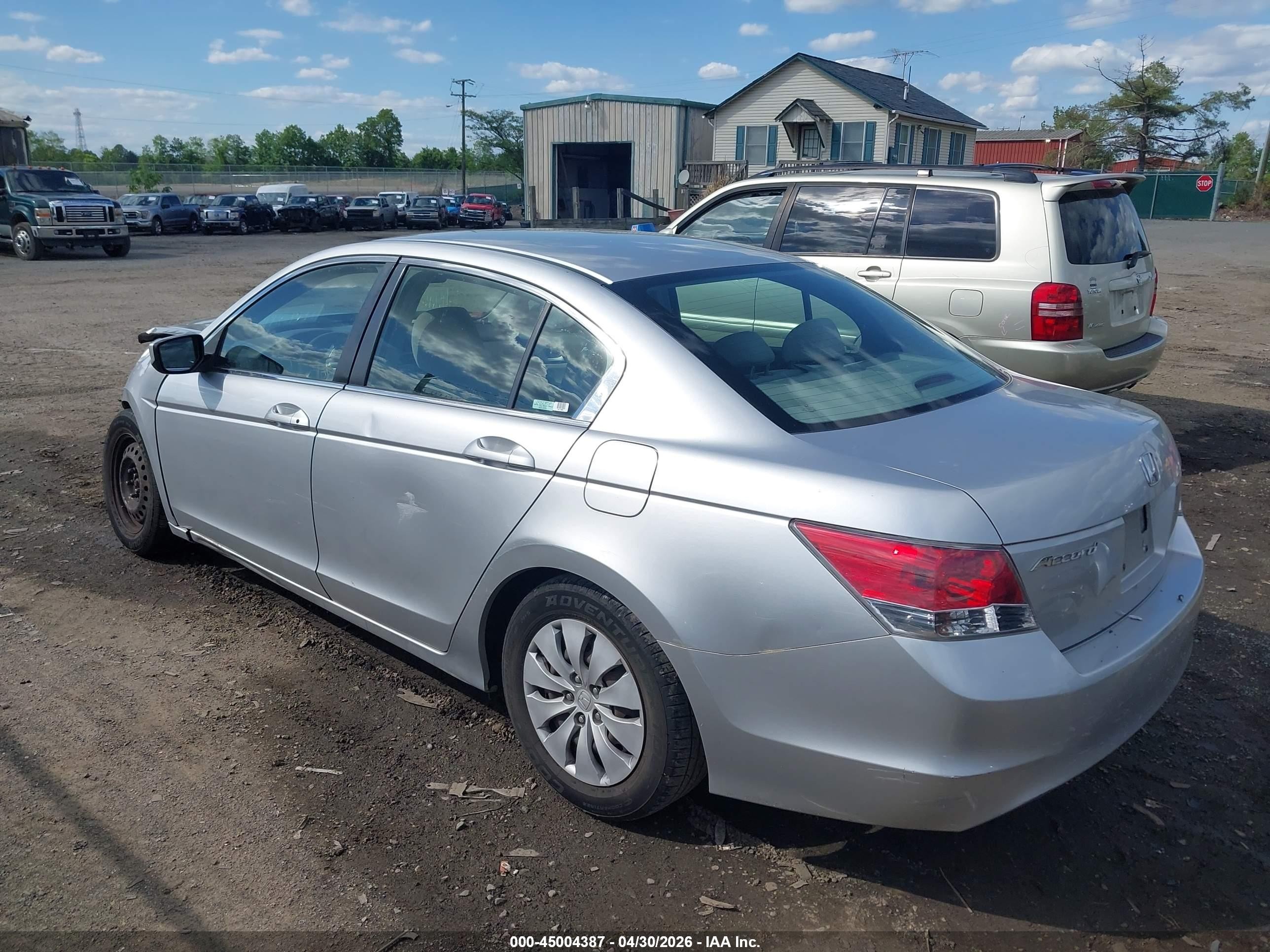 2008 Honda Accord 2.4 Lx Silver vin: JHMCP26358C025443