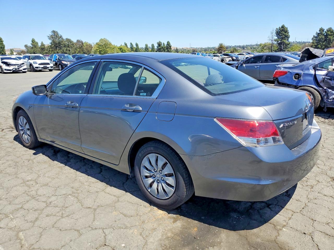 2008 Honda Accord Lx Gray vin: JHMCP26358C033087