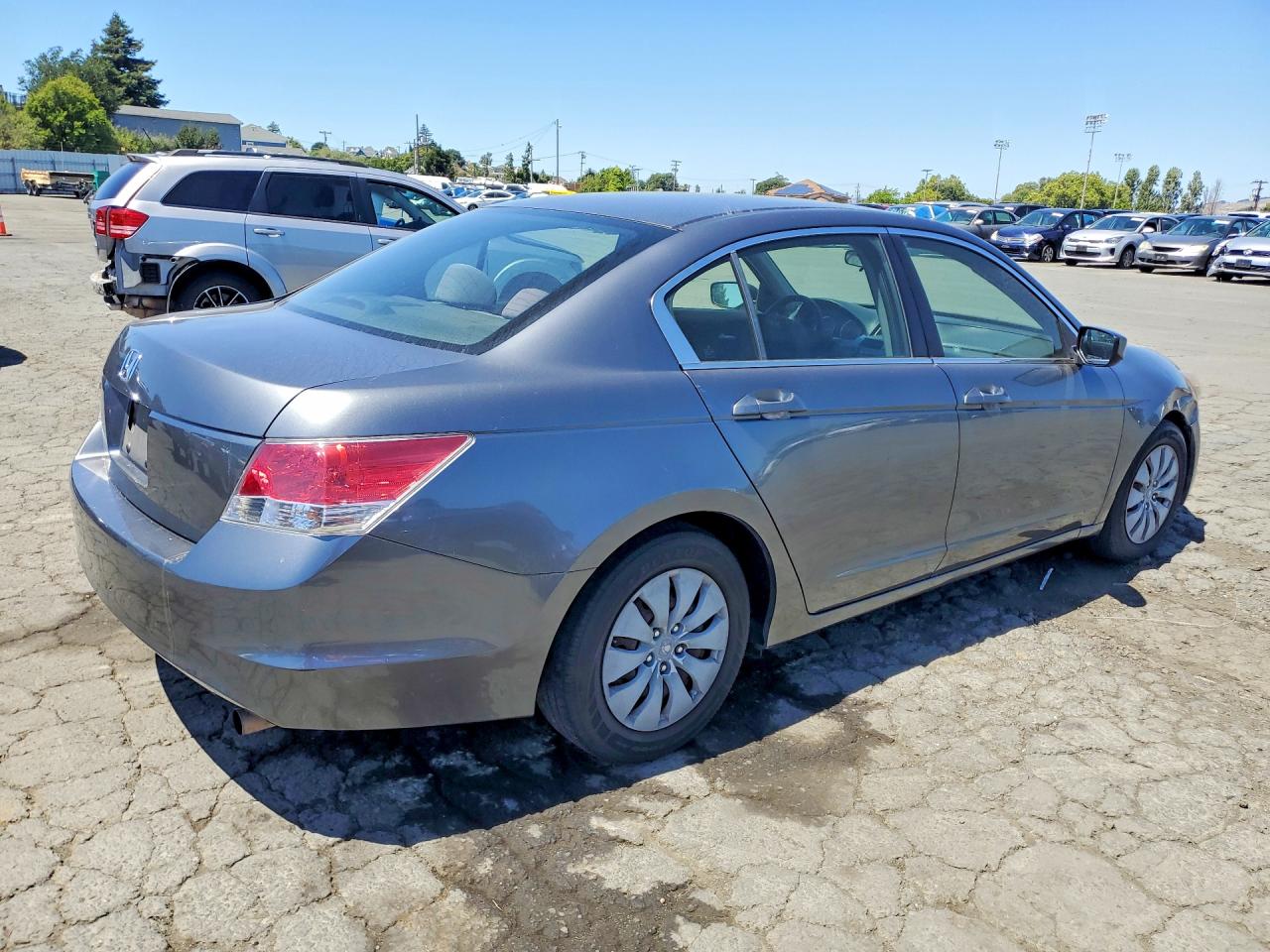 2008 Honda Accord Lx Gray vin: JHMCP26358C033087