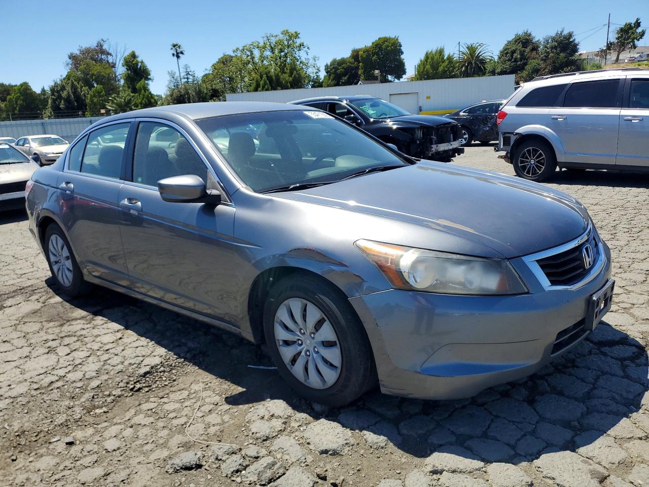 2008 Honda Accord Lx Gray vin: JHMCP26358C033087