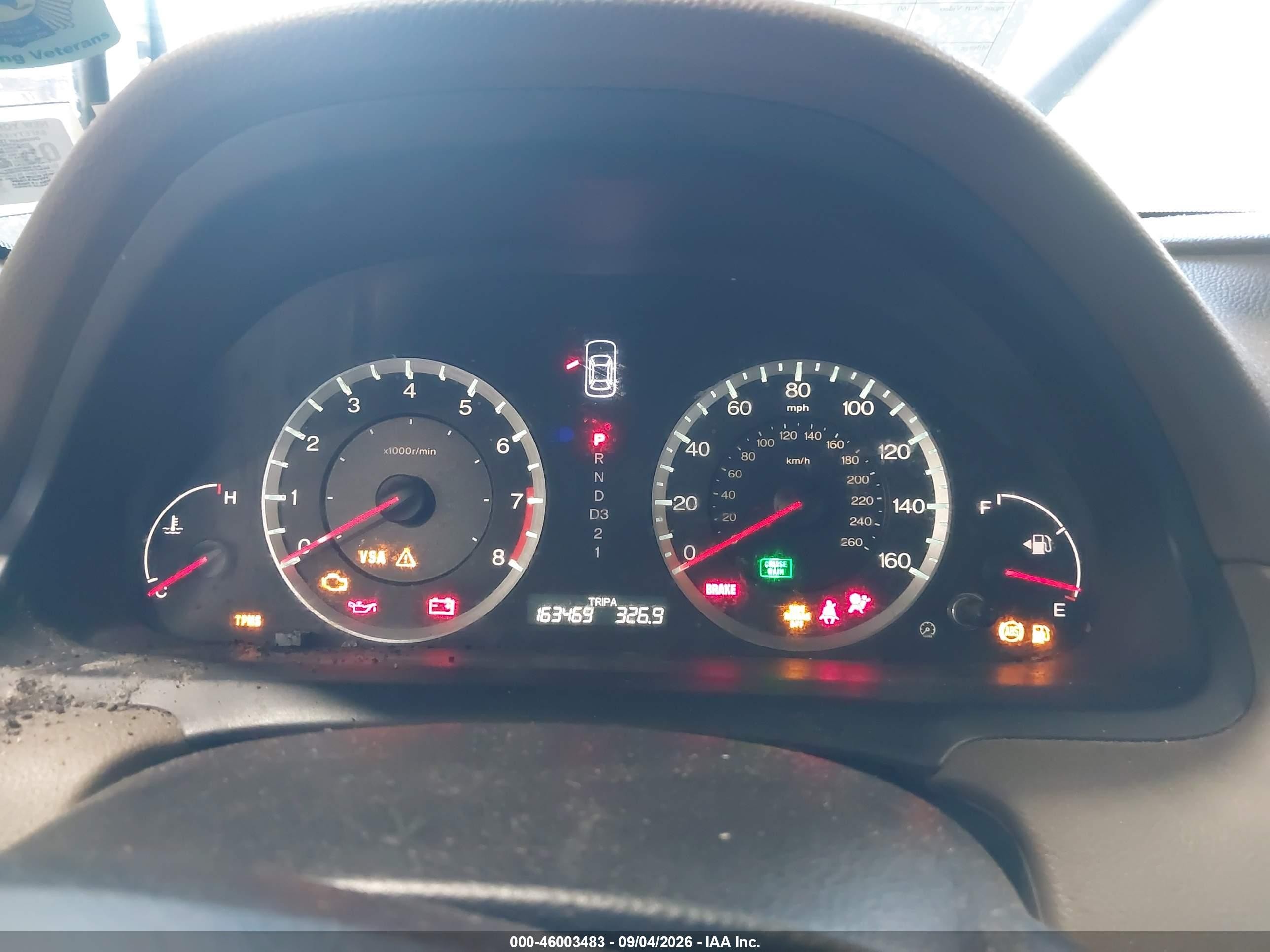 2008 Honda Accord 2.4 Lx White vin: JHMCP26358C073864