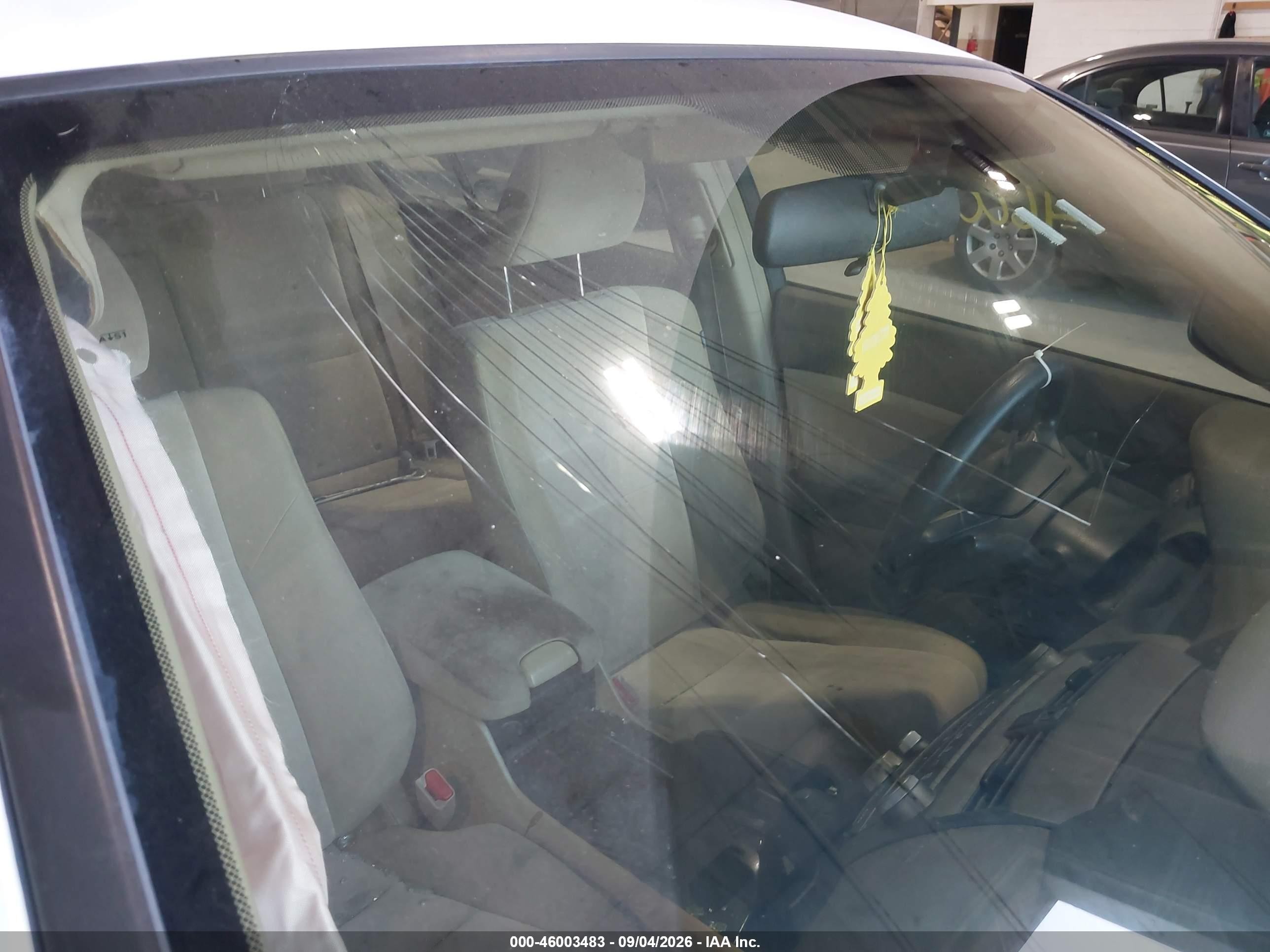 2008 Honda Accord 2.4 Lx White vin: JHMCP26358C073864