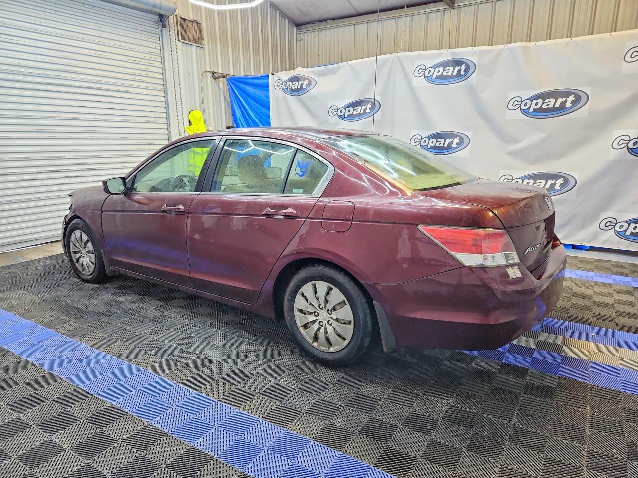 2008 Honda Accord Lx Burgundy vin: JHMCP26358C074710