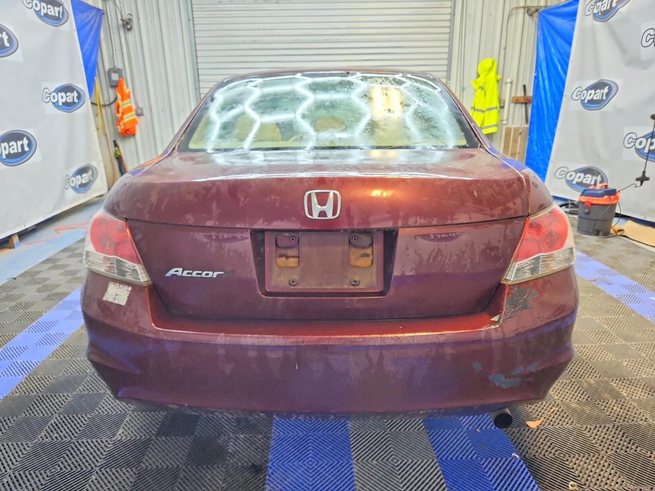 2008 Honda Accord Lx Burgundy vin: JHMCP26358C074710