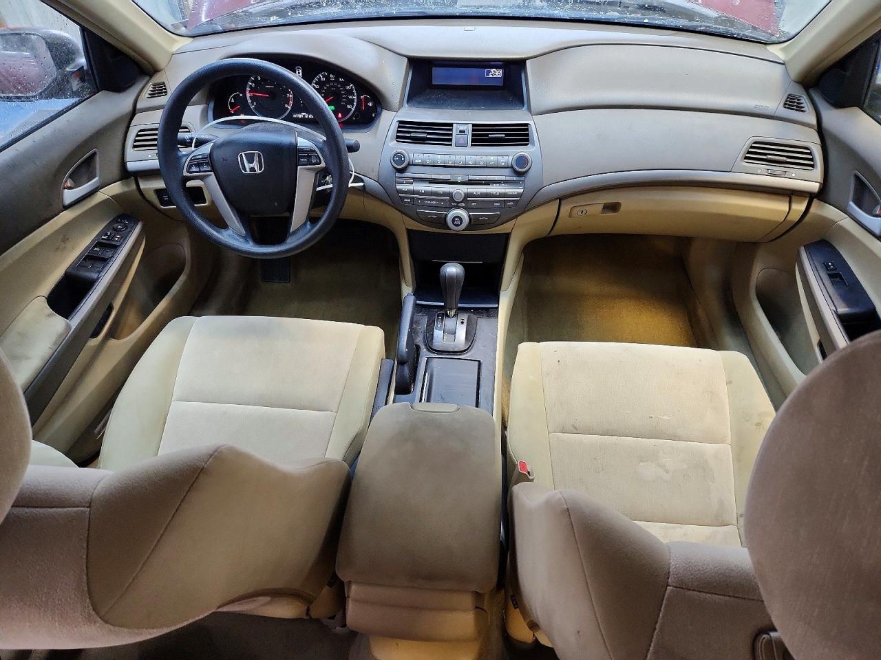 2008 Honda Accord Lx Burgundy vin: JHMCP26358C074710