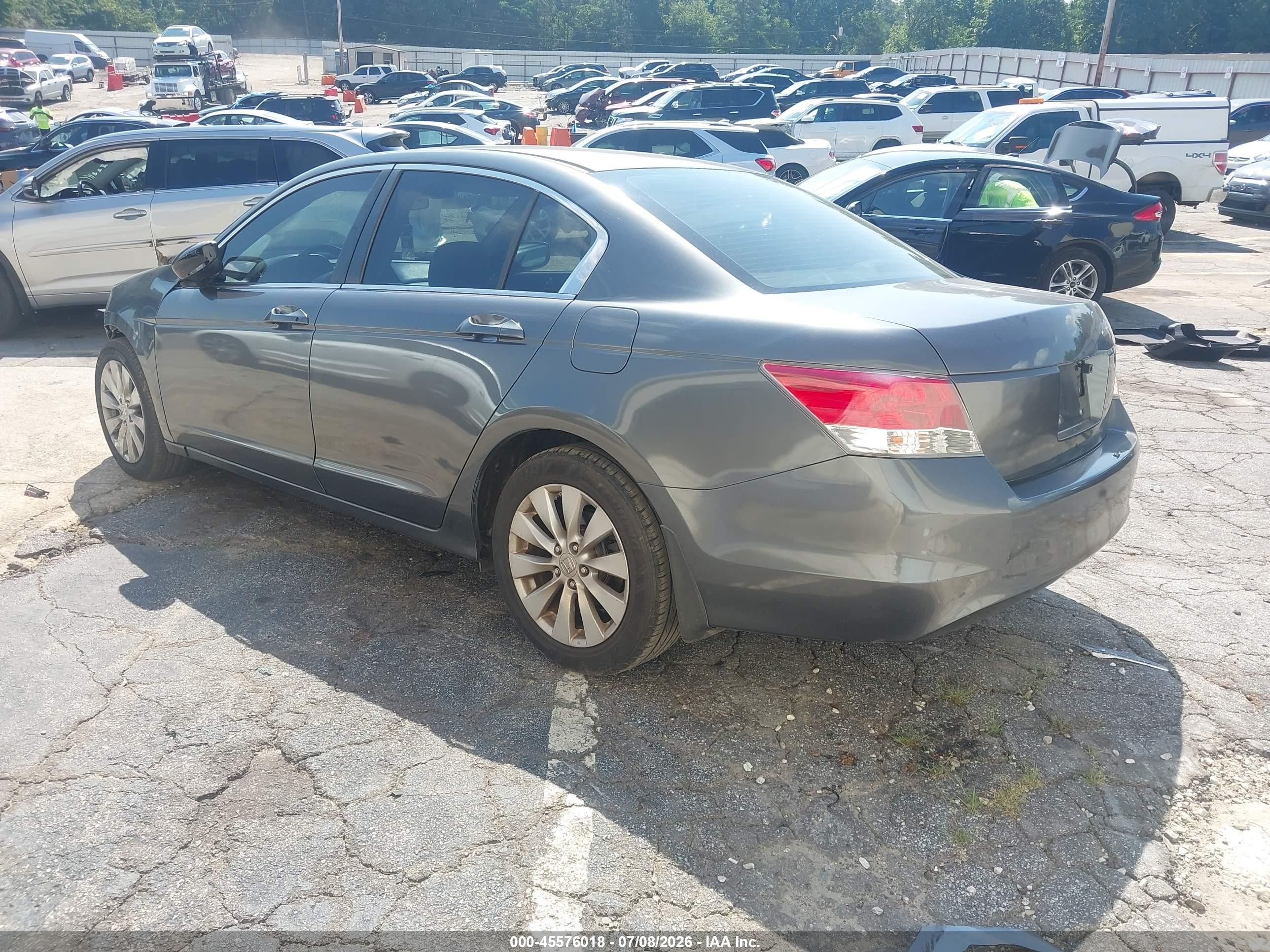 2008 Honda Accord 2.4 Lx Gray vin: JHMCP26358C078997