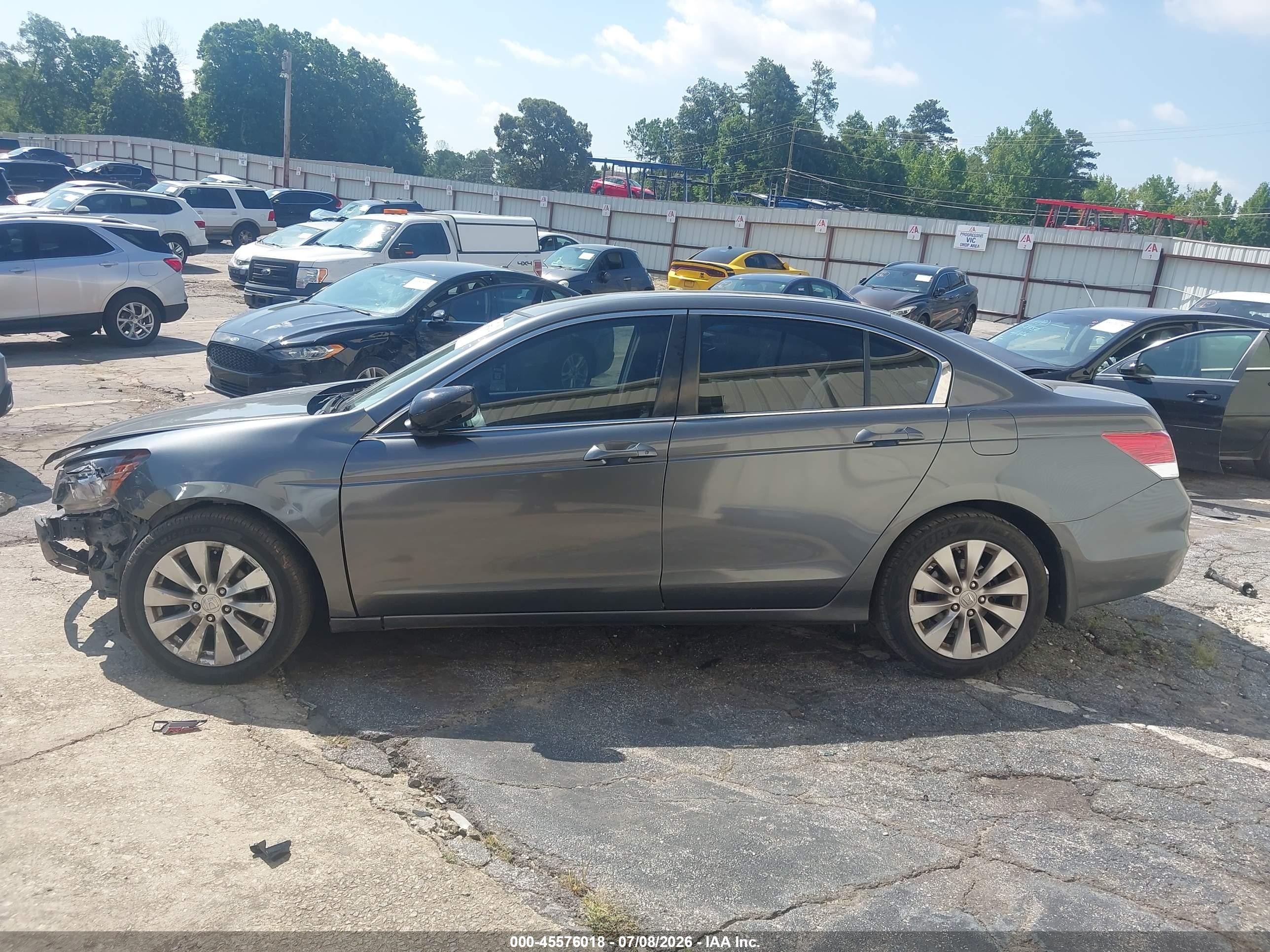 2008 Honda Accord 2.4 Lx Gray vin: JHMCP26358C078997