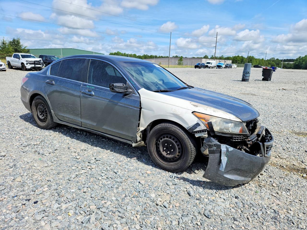 2008 Honda Accord Lx Gray vin: JHMCP26368C046138