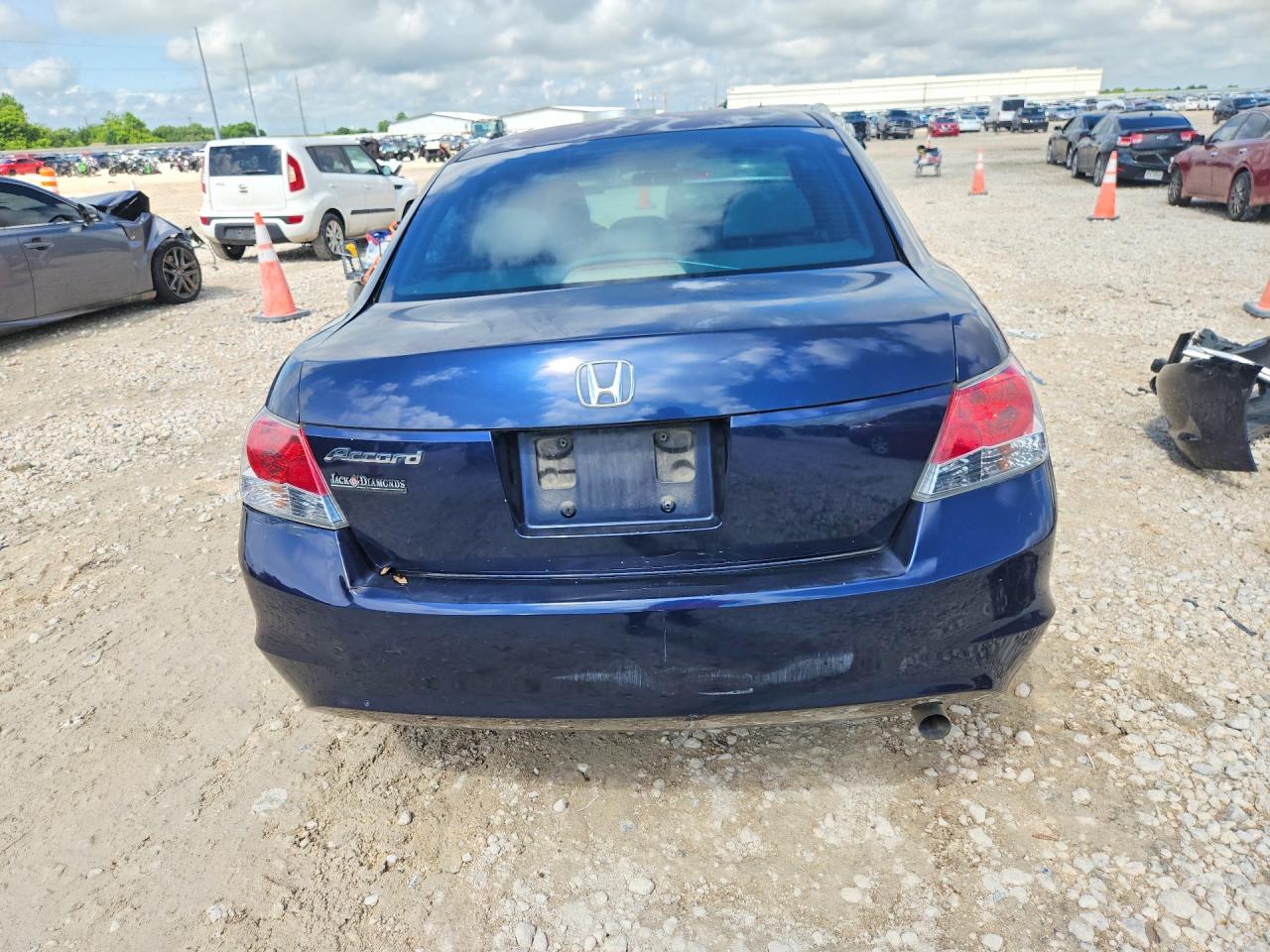 2008 Honda Accord Lx Blue vin: JHMCP26368C049895