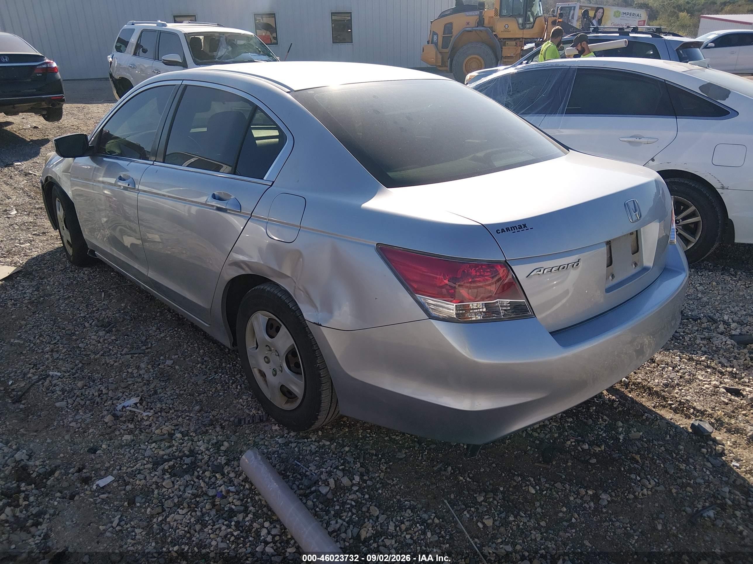 2008 Honda Accord 2.4 Lx Серебряный vin: JHMCP26368C057902