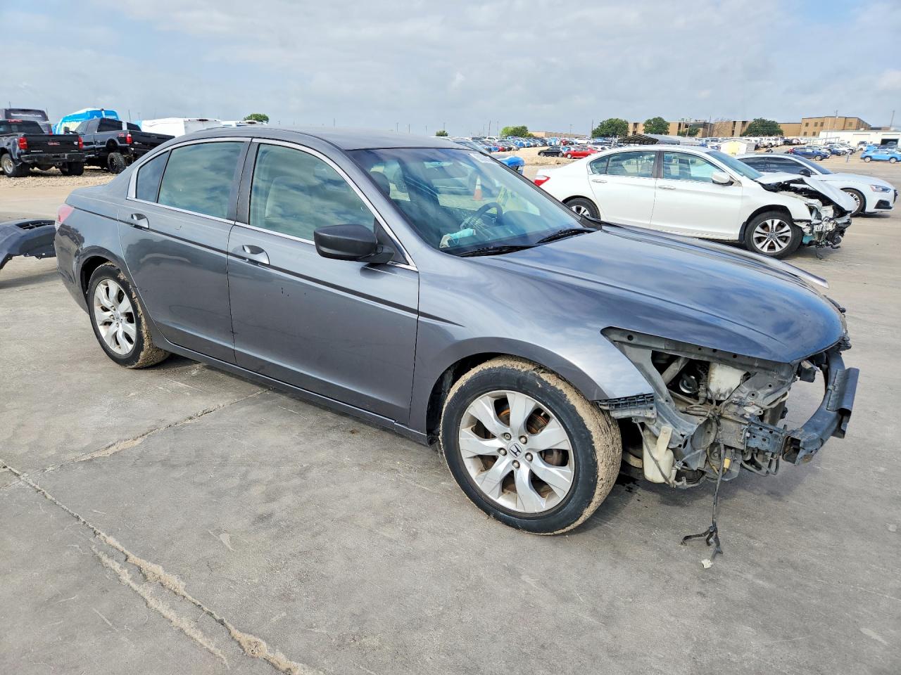 2008 Honda Accord Gray vin: JHMCP26368C063523