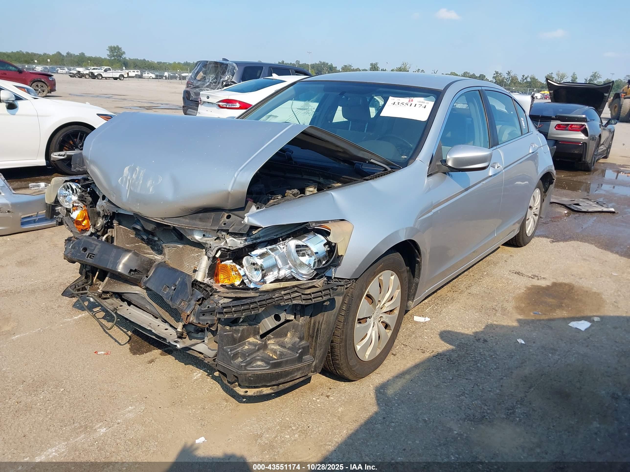 2009 Honda Accord 2.4 Lx Silver vin: JHMCP26369C008569