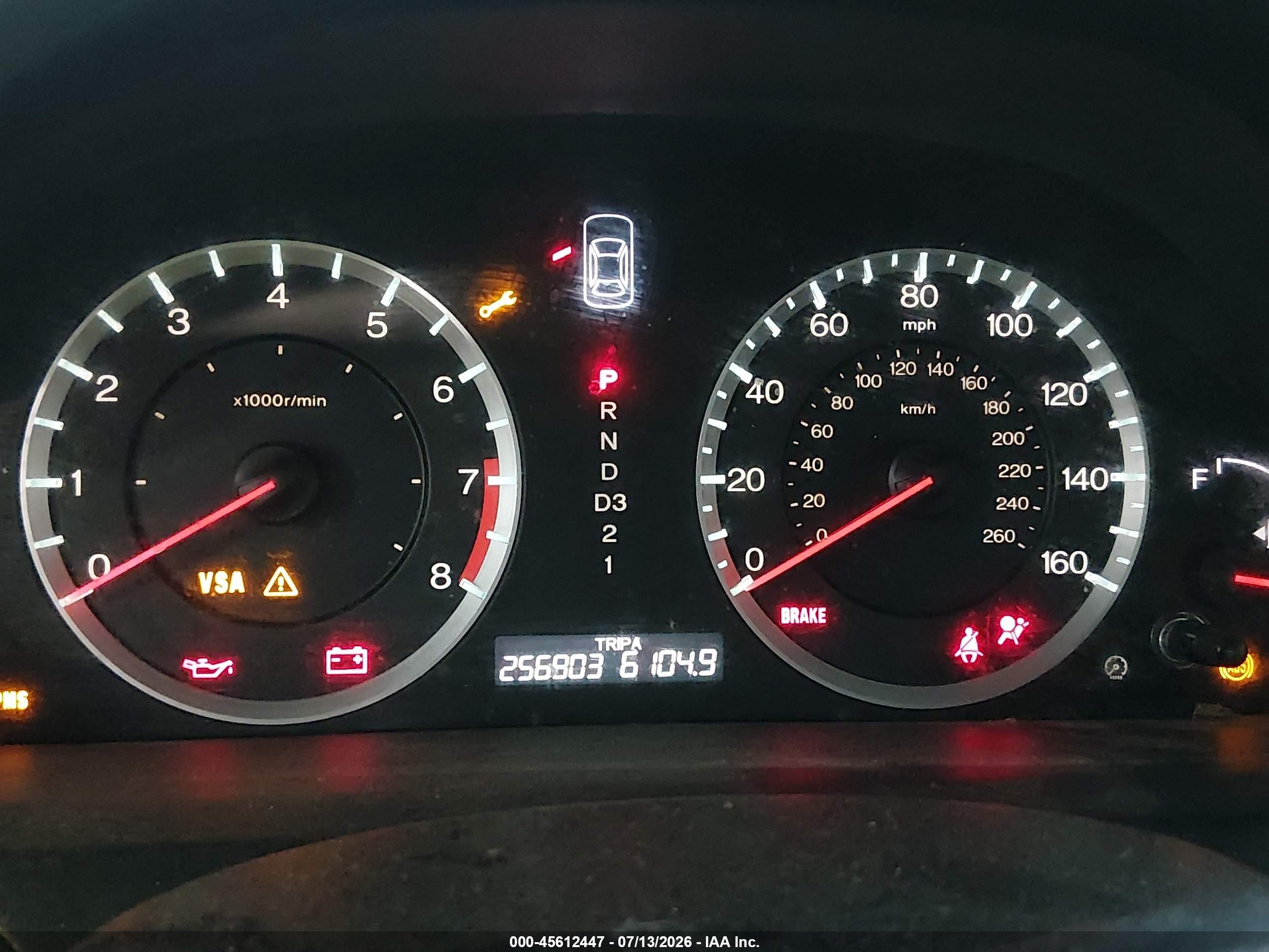 2008 Honda Accord 2.4 Lx Серый vin: JHMCP26378C015481