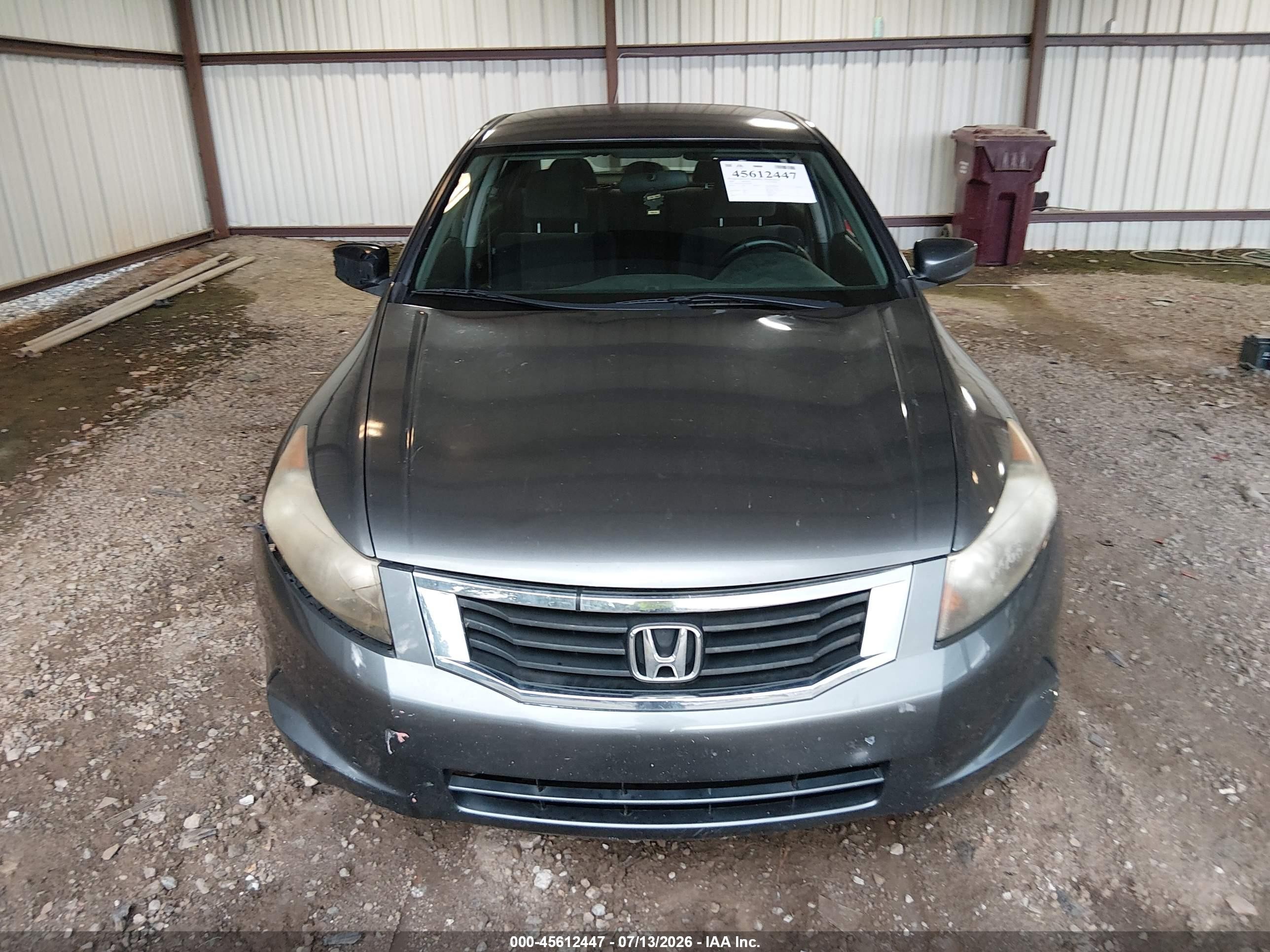 2008 Honda Accord 2.4 Lx Серый vin: JHMCP26378C015481