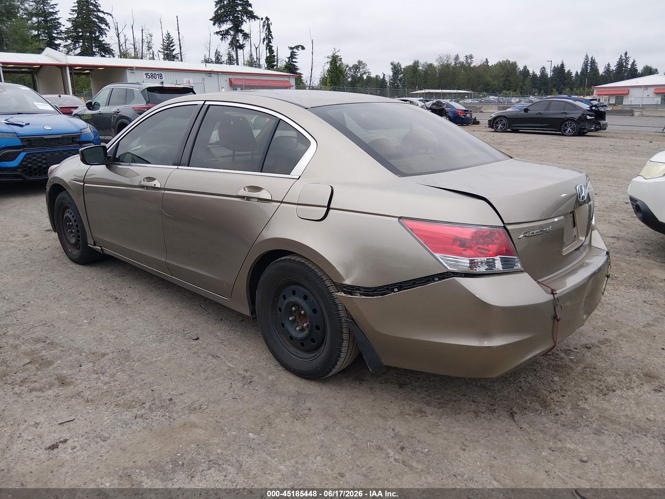 2008 Honda Accord 2.4 Lx Gold vin: JHMCP26378C017389