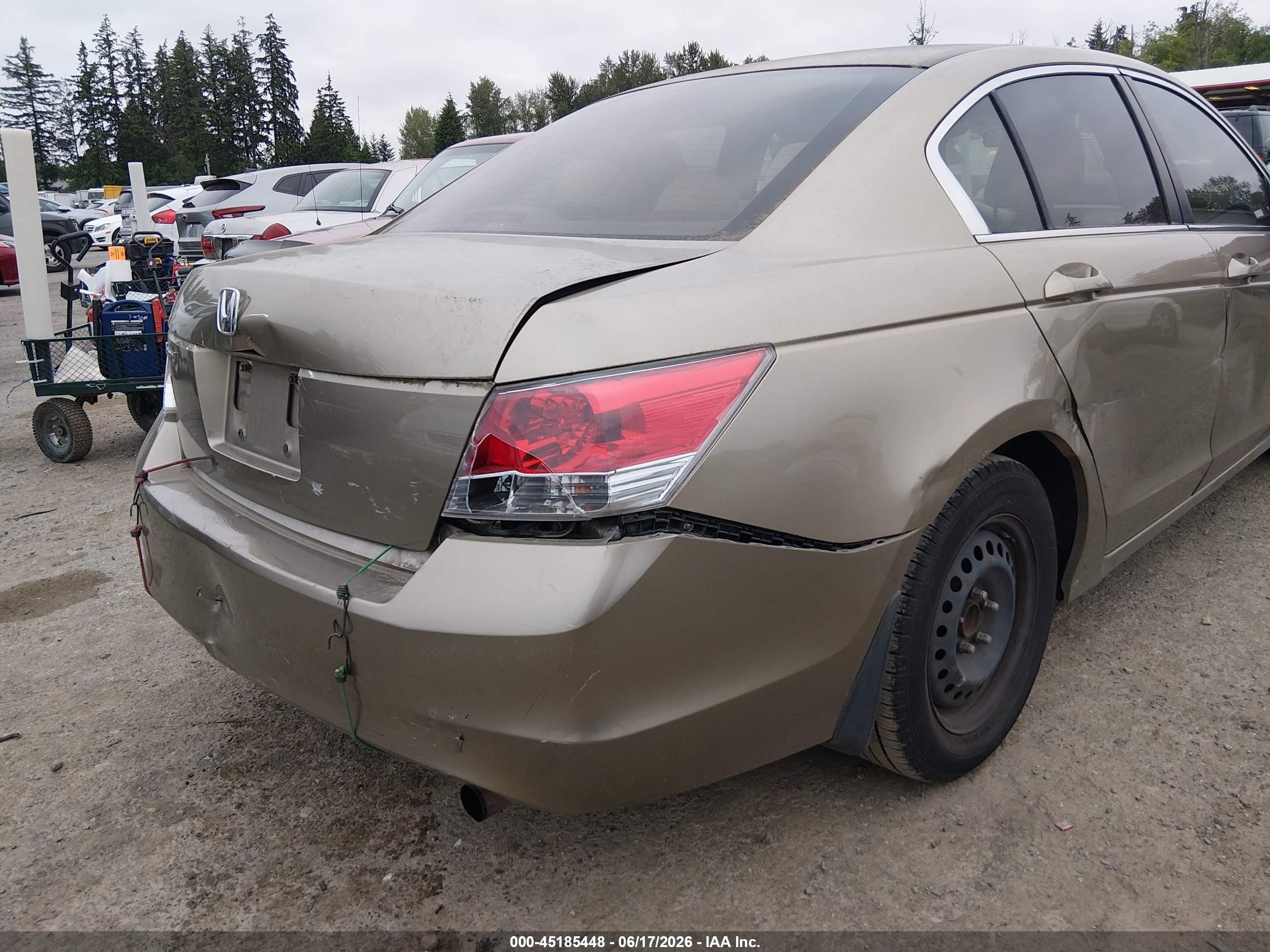 2008 Honda Accord 2.4 Lx Gold vin: JHMCP26378C017389