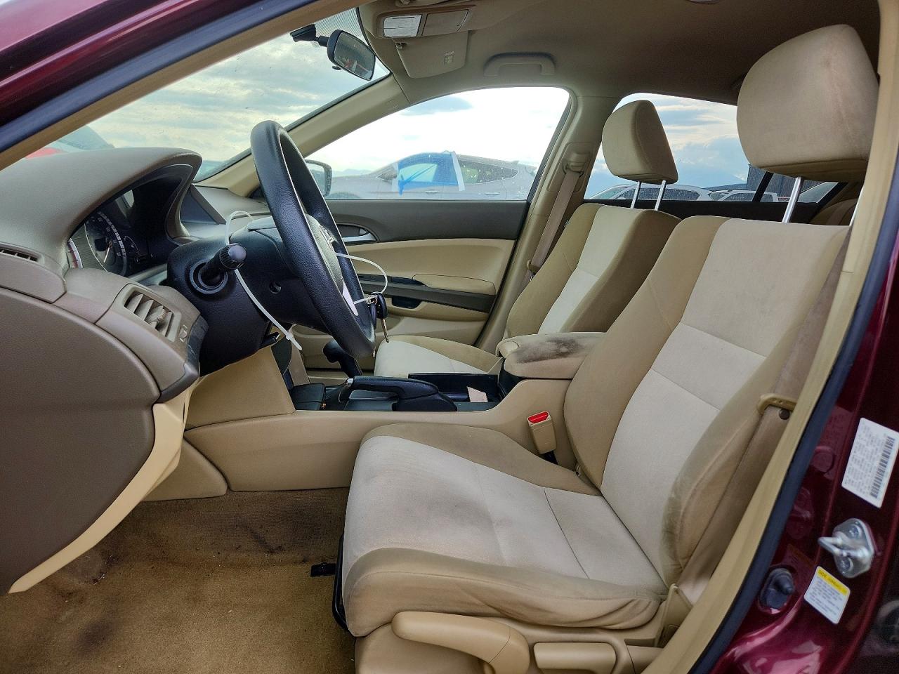 2008 Honda Accord Lx Maroon vin: JHMCP26378C033706