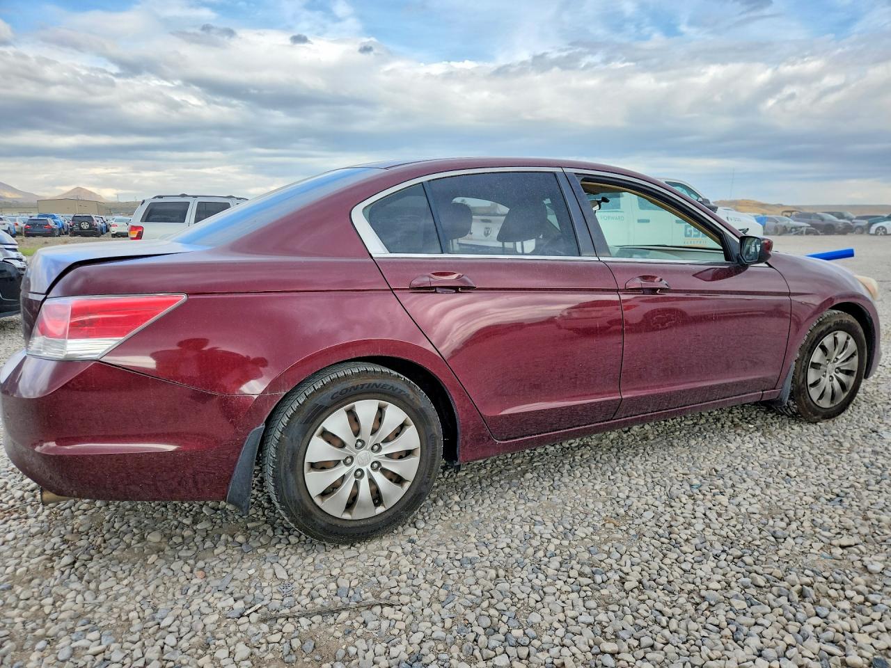 2008 Honda Accord Lx Maroon vin: JHMCP26378C033706