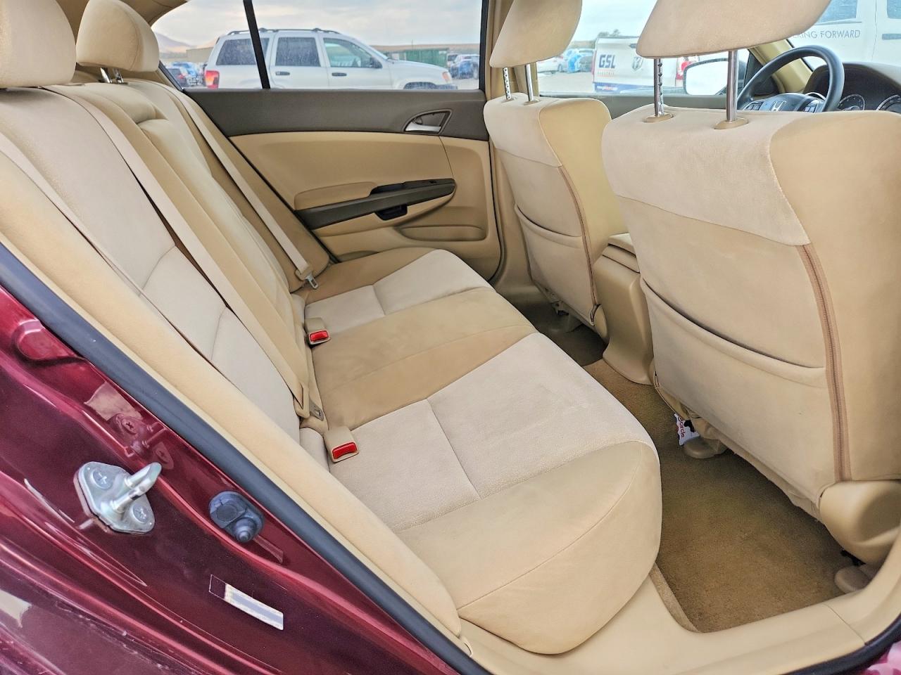 2008 Honda Accord Lx Maroon vin: JHMCP26378C033706